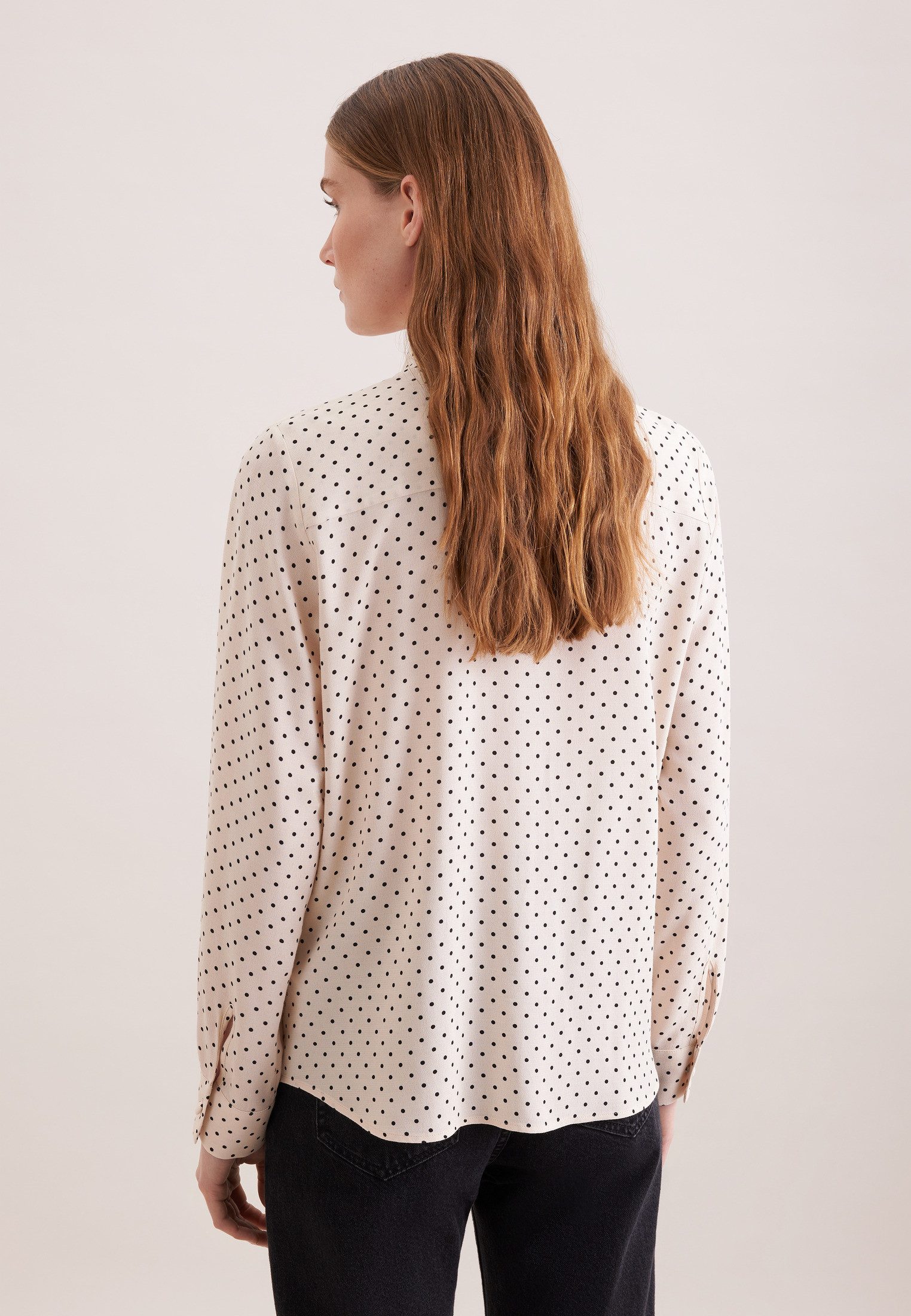 seidensticker Klassische Bluse 1/1 Kragen Druck