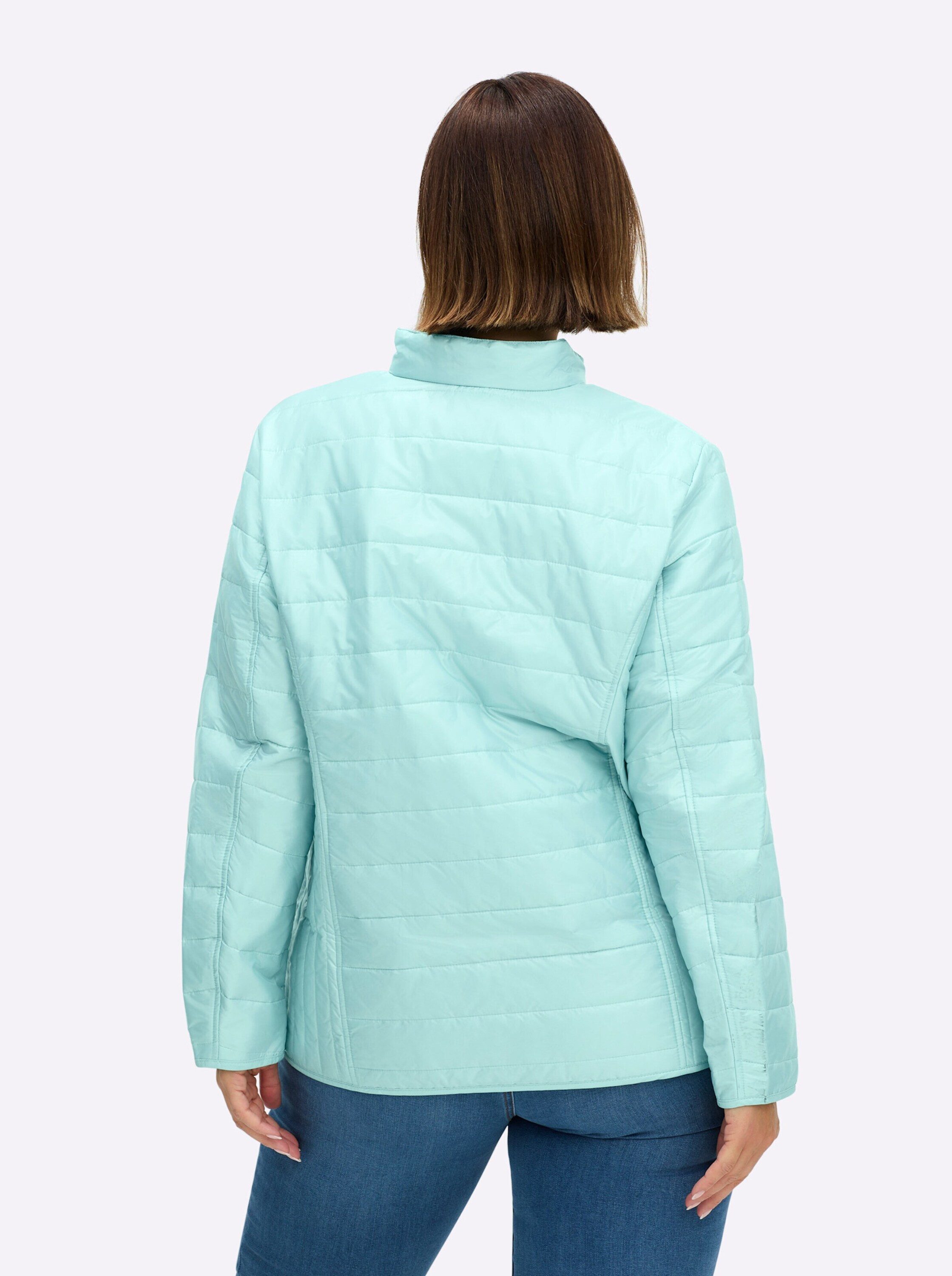 Sieh an! Winterjacke Steppjacke Langarm für die Übergangszeit, mit Stehkragen – Bild 2 von 5