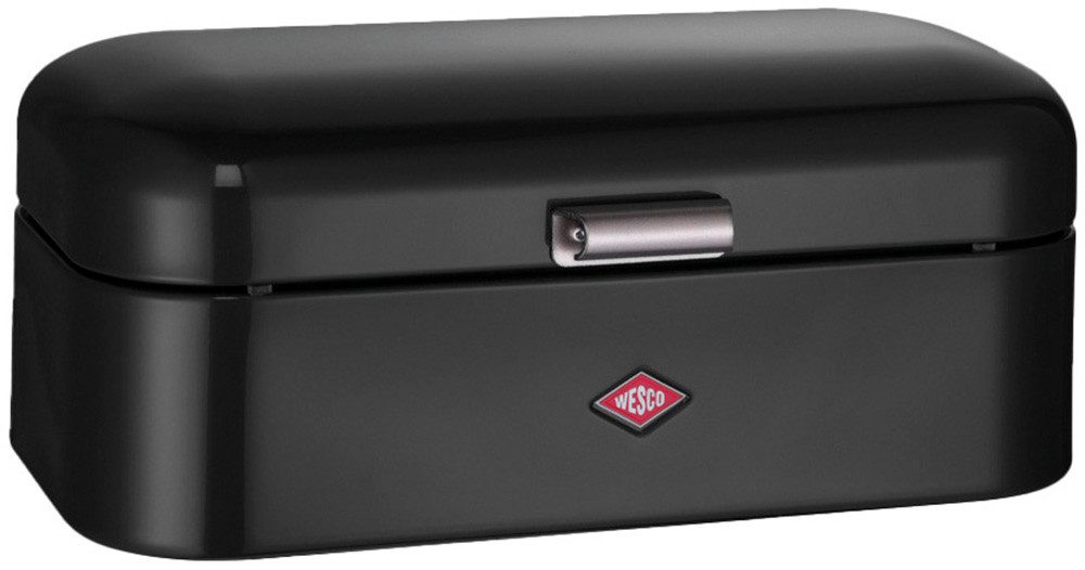 WESCO Brotkasten Grandy - Brotdose, Stahlblech, (1-tlg), Lüftungslöcher auf der Rückseite, Metallschaniere