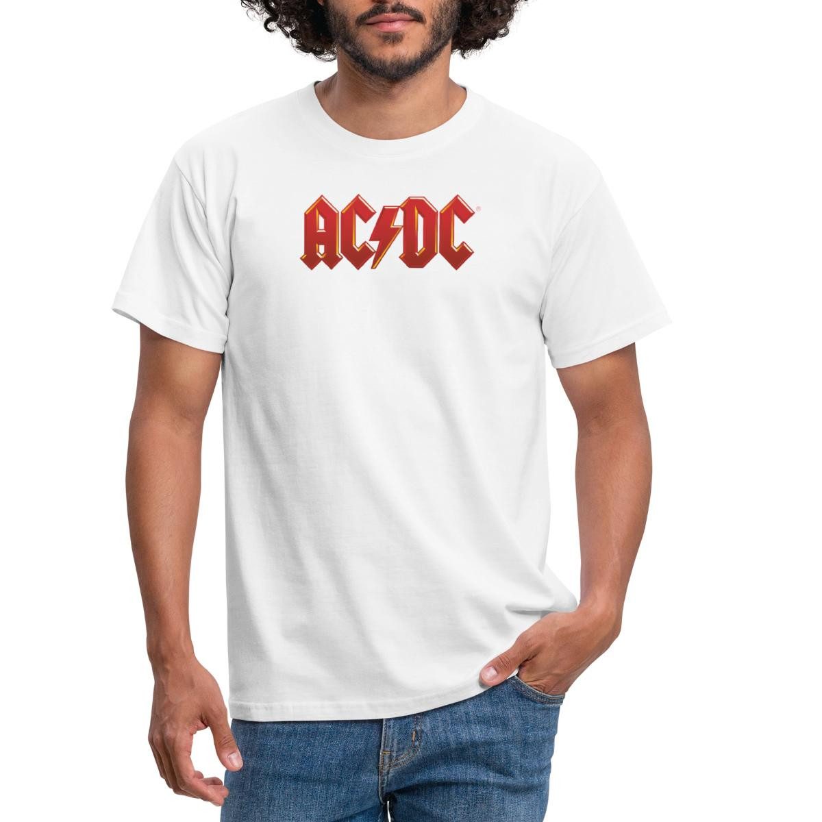 Spreadshirt T-Shirt AC/DC Klassisches Logo Mit günstig online kaufen