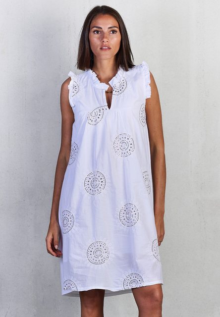 Andijamo-Fashion Blusenkleid SUNDROP Ärmelloses Sommerkleid in luftiger A-L günstig online kaufen
