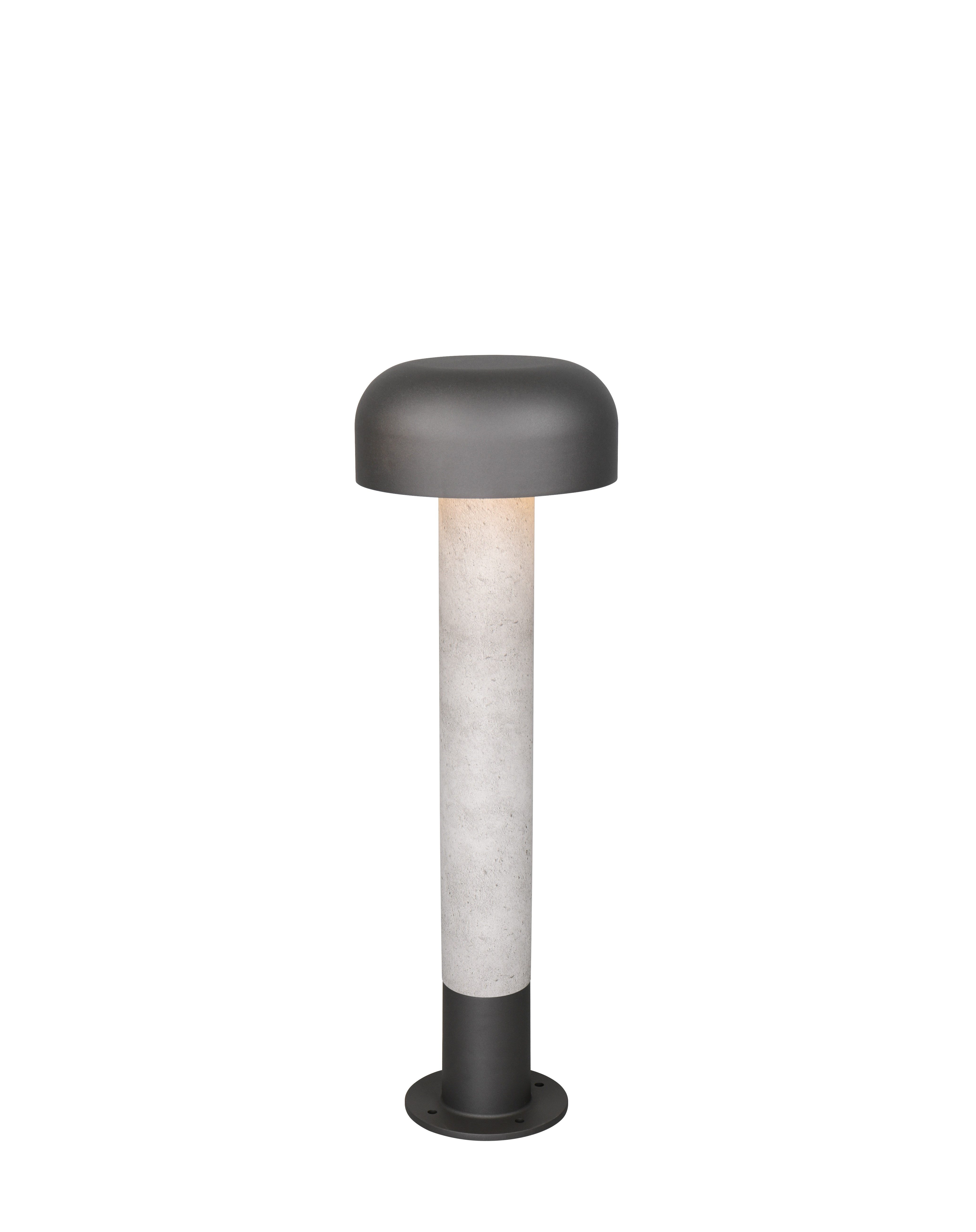 lightling Außen-Stehlampe Asher, Ein- und Ausschalter, ohne Leuchtmittel, Druckguss Aluminium, IP54, E27 Leuchtmittel (exkl)