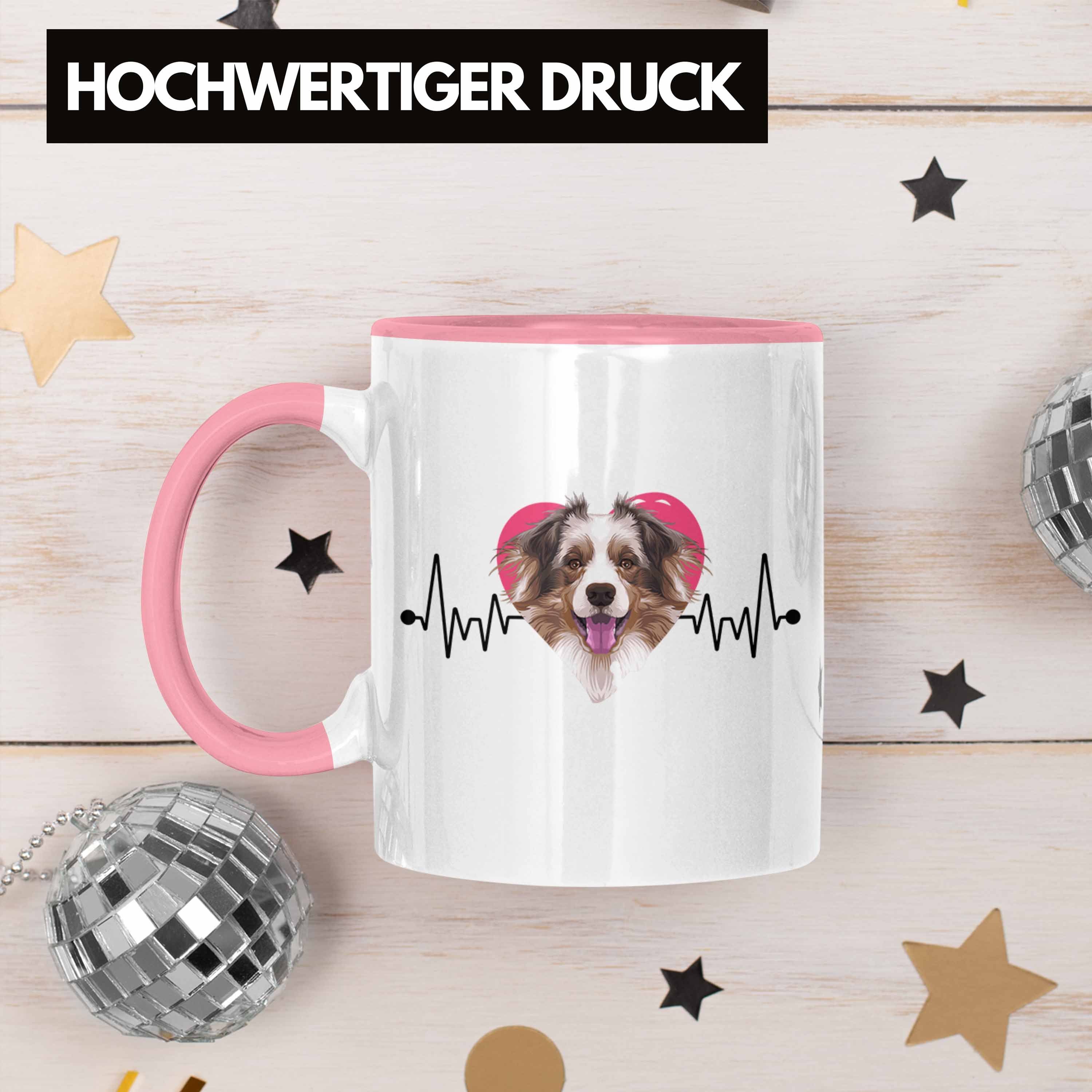 Geschenk Spruch Geschenkid Lustiger Australian Besitzer Shepherd Tasse Rosa Trendation Tasse