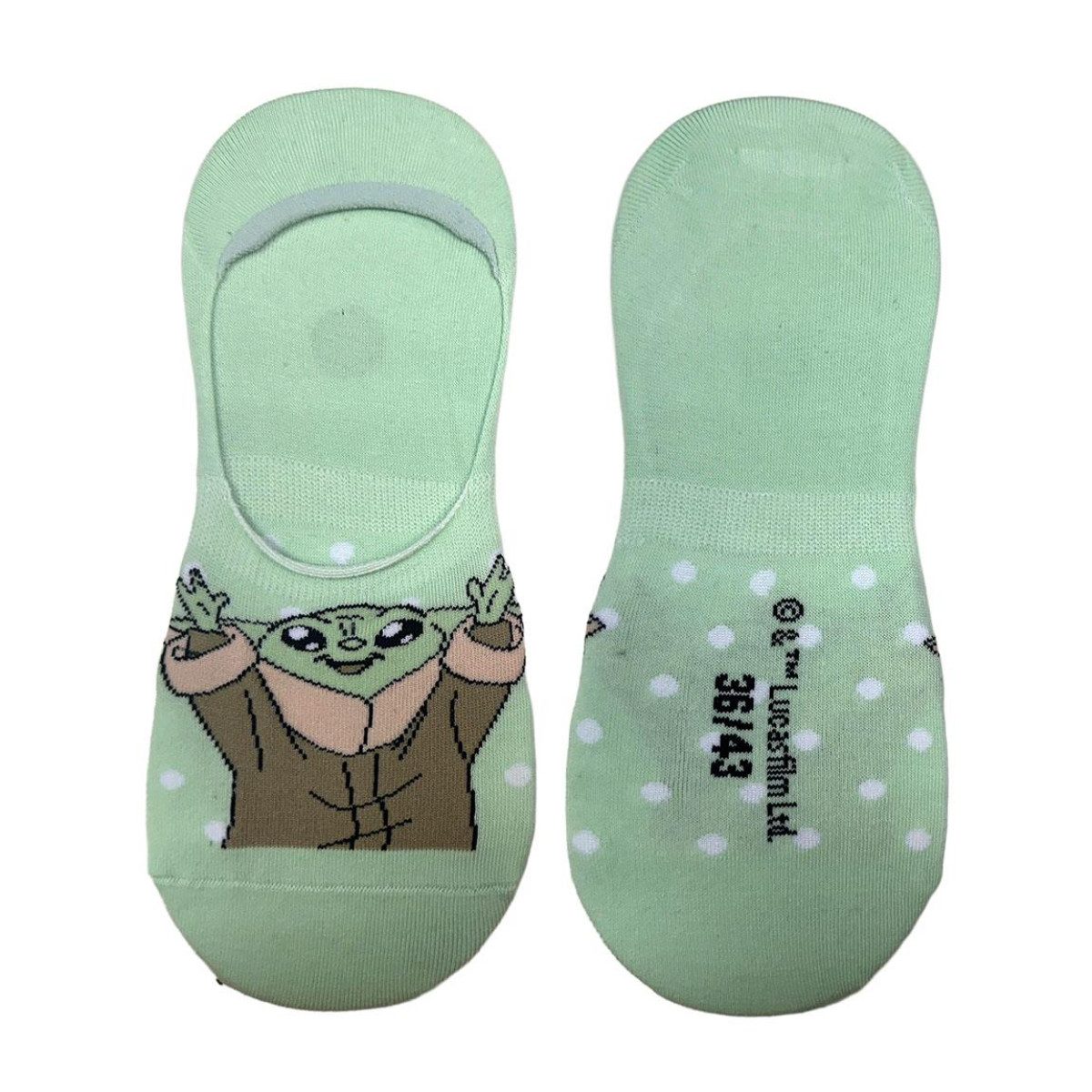 Star Wars Kurzsocken The Mandalorian 2'er Pack Sneakersocken Pack 38 bis 45 Onesize