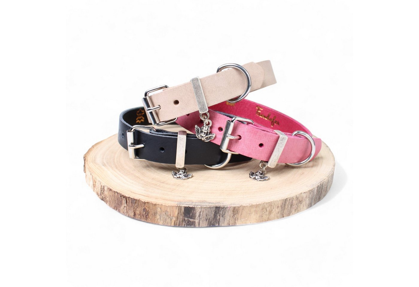 Thumbnail - FRONHOFER Hunde-Halsband 19282, Ökoleder, schlichtes Leder Hundehalsband sehr robustes Halsband aus echtem Leder