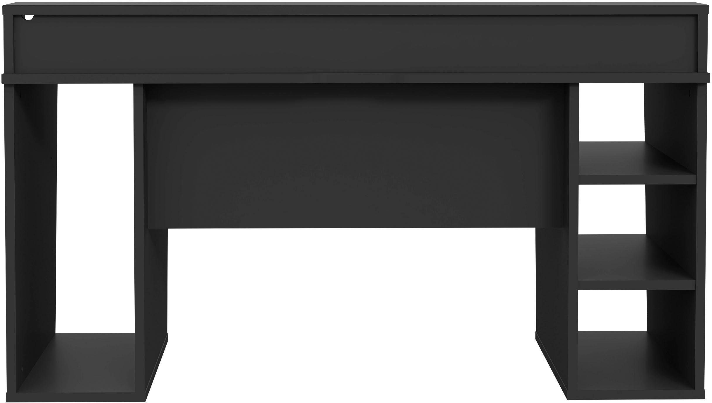 FORTE Gamingtisch schwarz Tezaur, RGB-Beleuchtung wahlweise mit