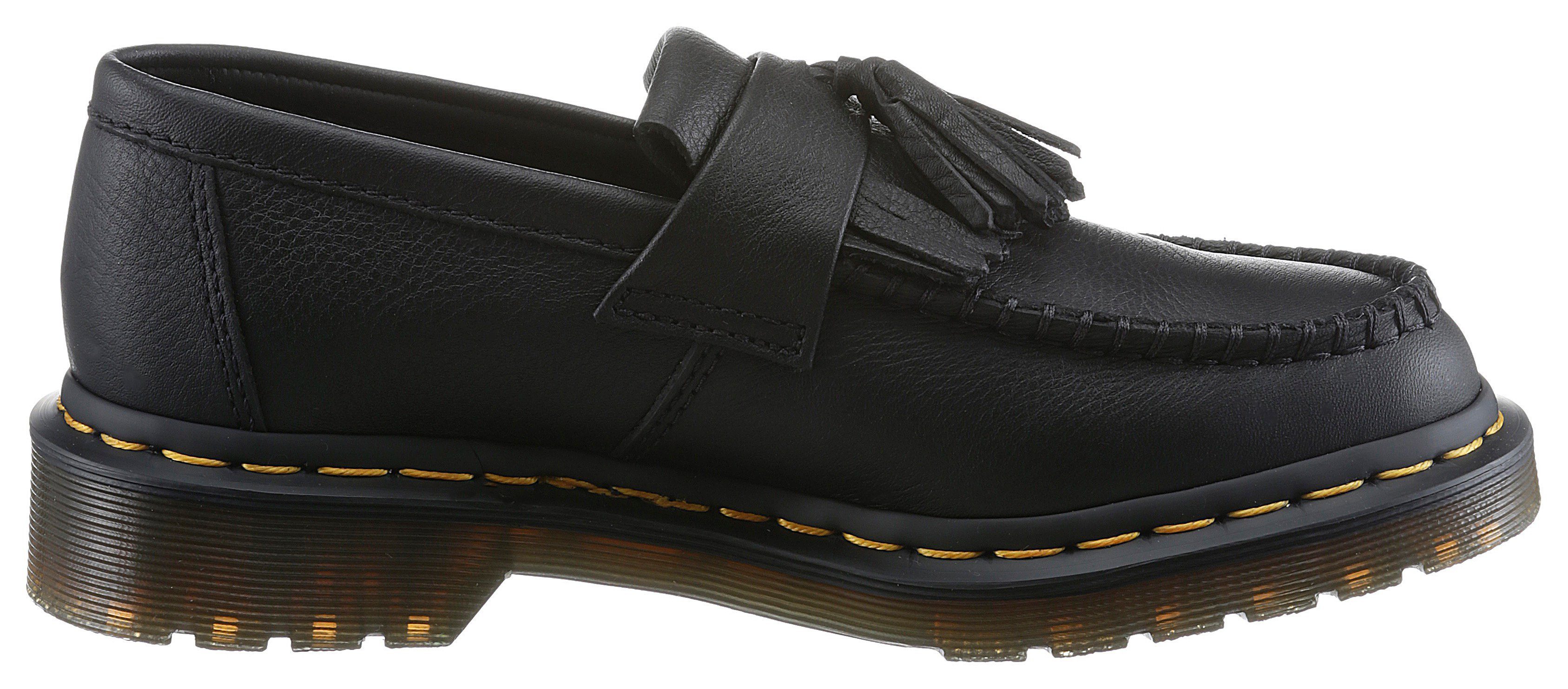 DR. MARTENS Black Virginia Adrian Mokassin Chunky Slipper, Schlupfschuh mit günstig online kaufen