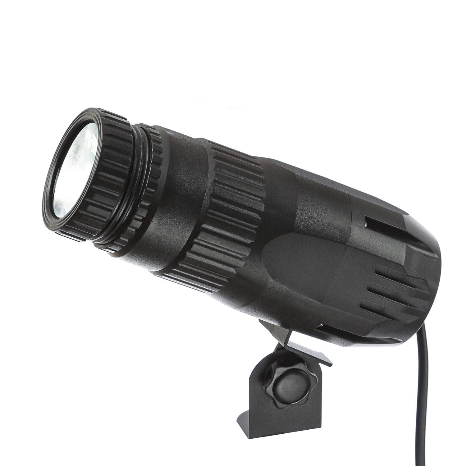 SATISFIRE Discolicht LED Pinspot Punktstrahler POINT 15W RGBW mit Fernbedienung Programme, LED Classic, RGBW (rot, grün, blau, weiss)