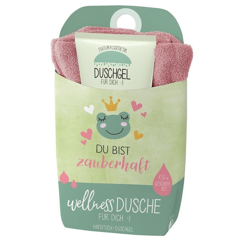 La Vida Handtuch Duschgel Pflegedusche Wellness-Dusche für Dich Geschenkset inkl