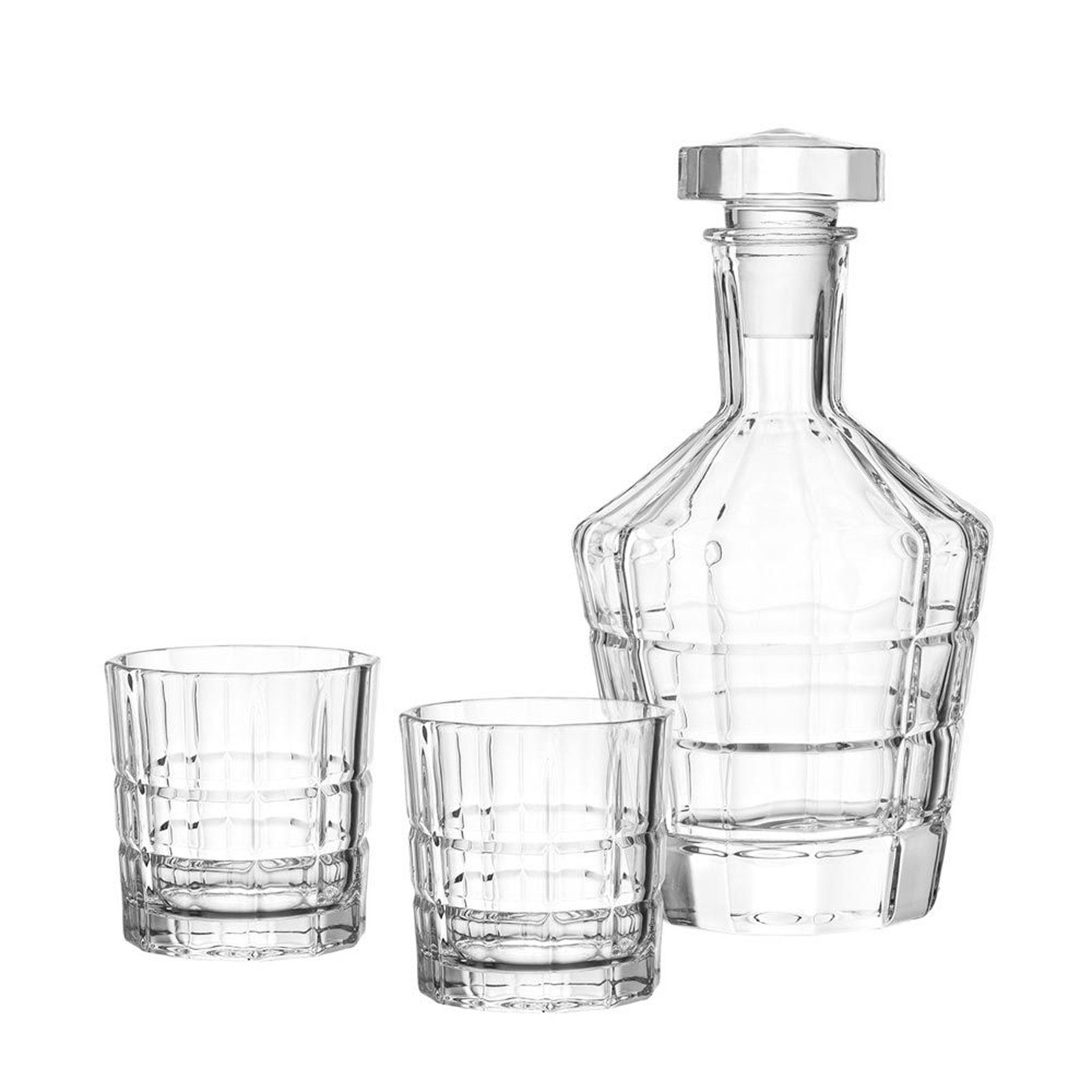 Whiskyset LEONARDO Spiritii, 3-teilig Glas DOF Whiskyglas