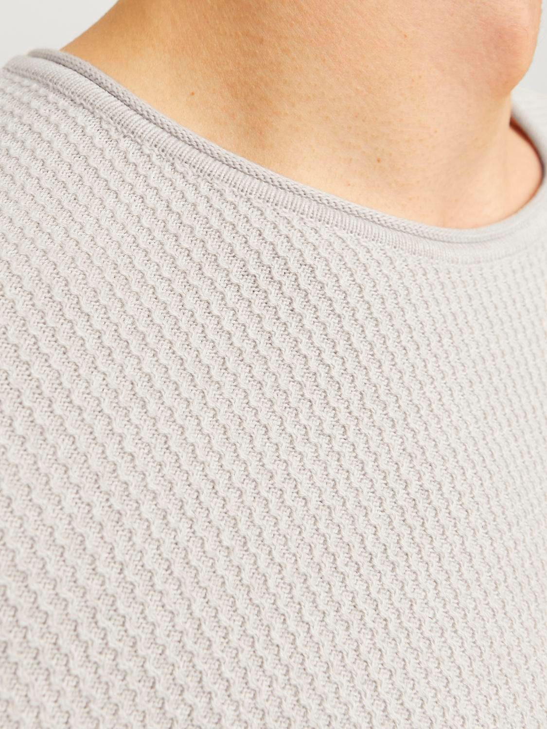 Jack & Jones Rundhalspullover JJECOOPER KNIT CREW NECK NOOS in Strick Optik