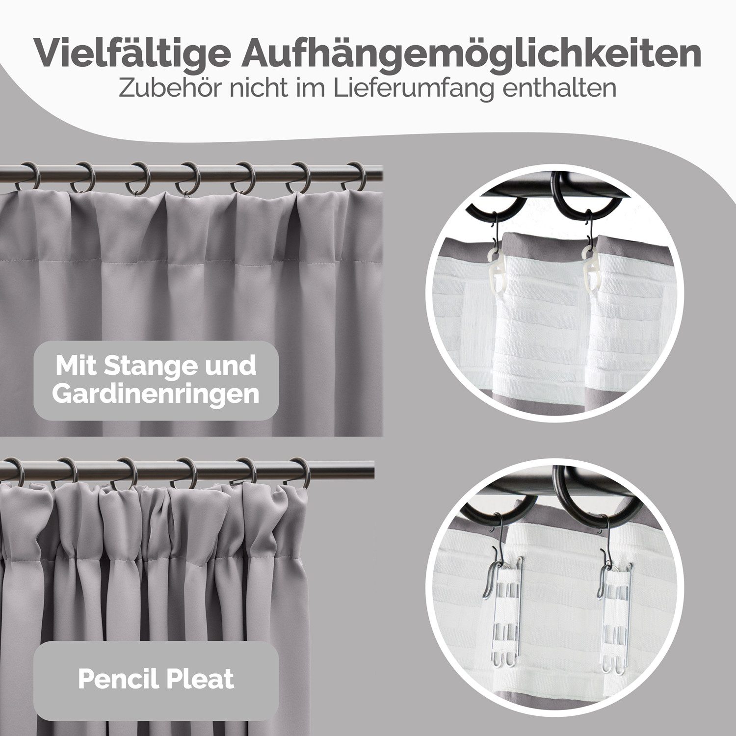 Blumtal Verdunkelungsvorhang Verdunkelungsvorhang 2er-Set Thermovorhang Wär günstig online kaufen