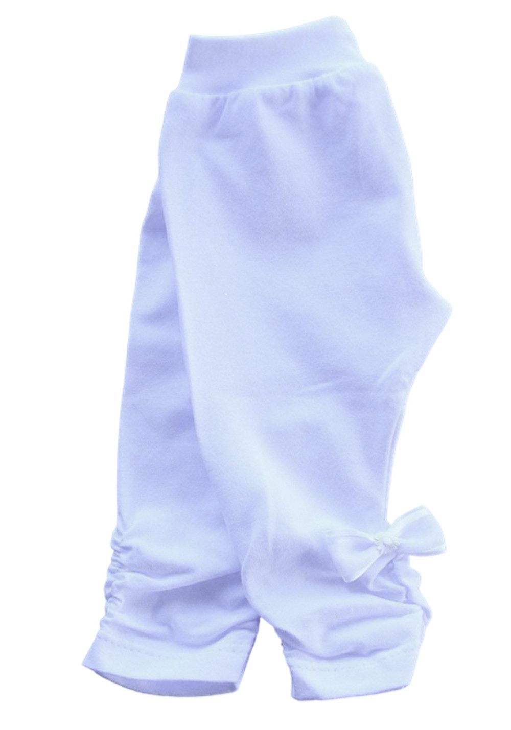 Leggings Leggings in Weiß mit Schleifchen für Babys und Kinder