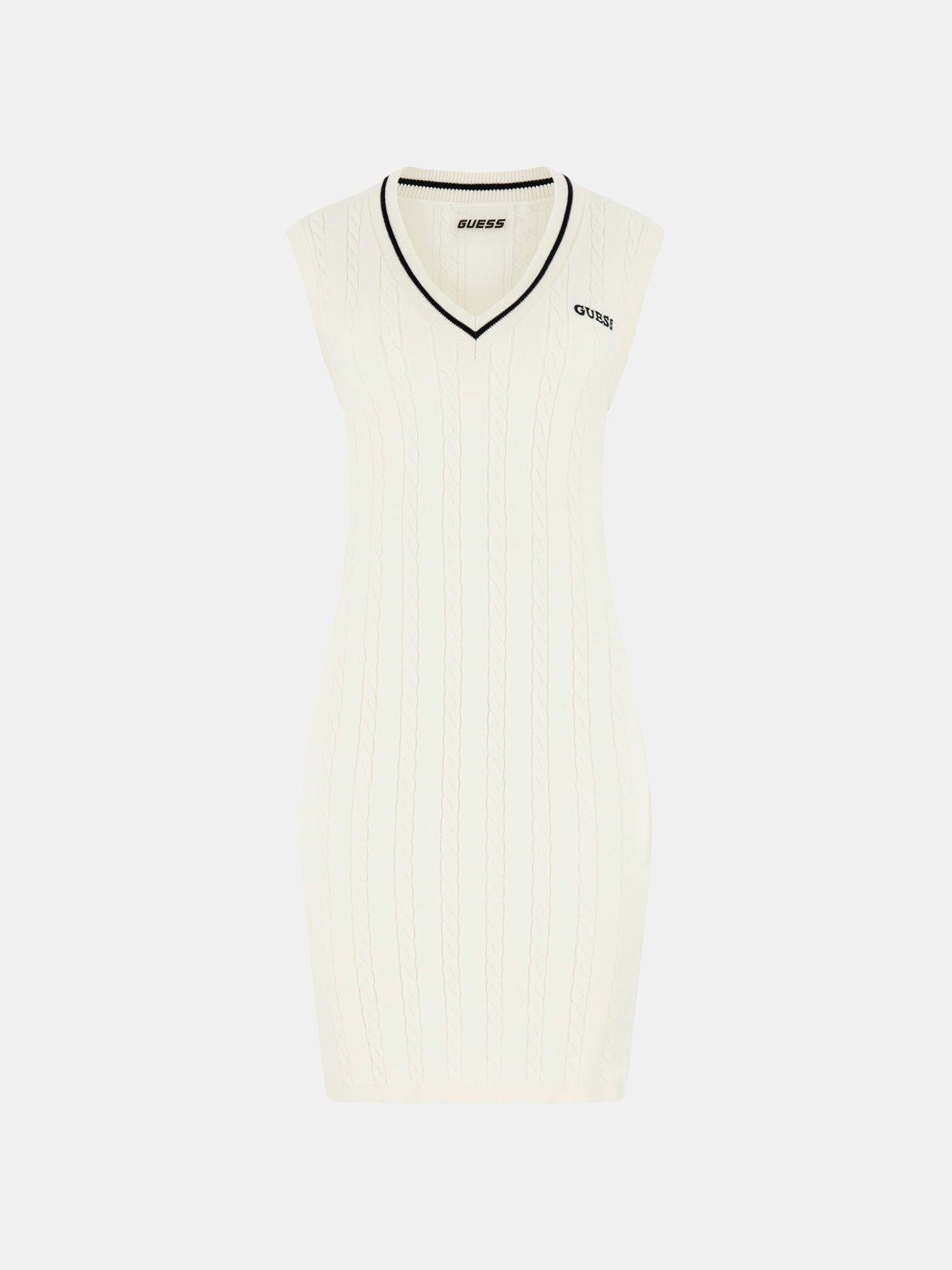 Guess Strickkleid Midikleid - Gestricktes Sommerkleid - Damenkleid