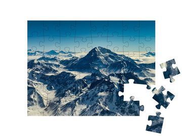 puzzleYOU Puzzle Ein hoher Berg namens Aconcagua, 48 Puzzleteile, puzzleYOU-Kollektionen Südamerika
