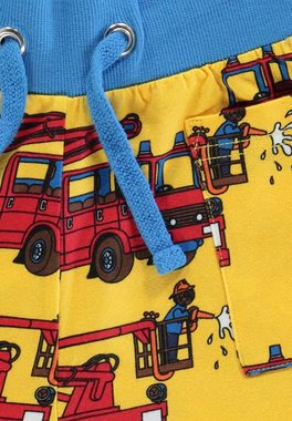 Småfolk Shorts Shorts mit Feuerwehrauto Hergestellt aus organischem Baumwolljersey