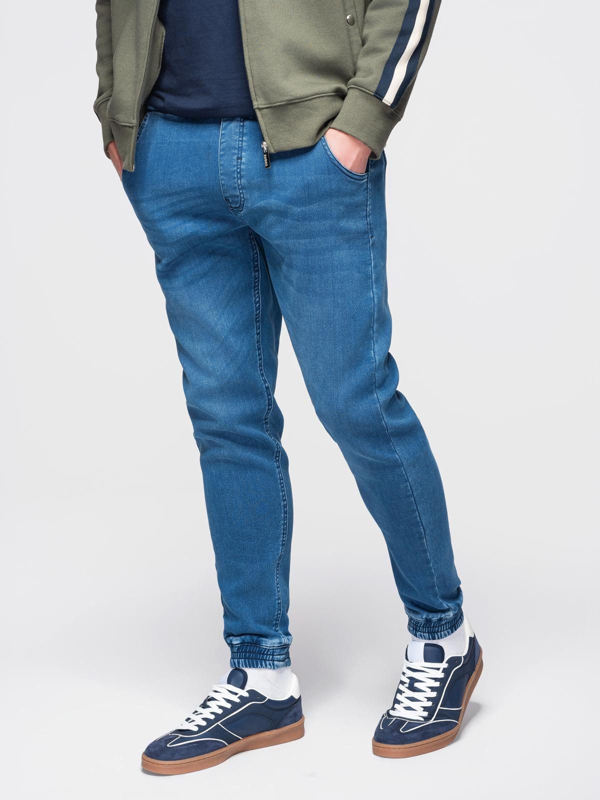 OMBRE Jeansjeggings Jeans-Jogger mit elastischem Bund – Bild 4 von 5