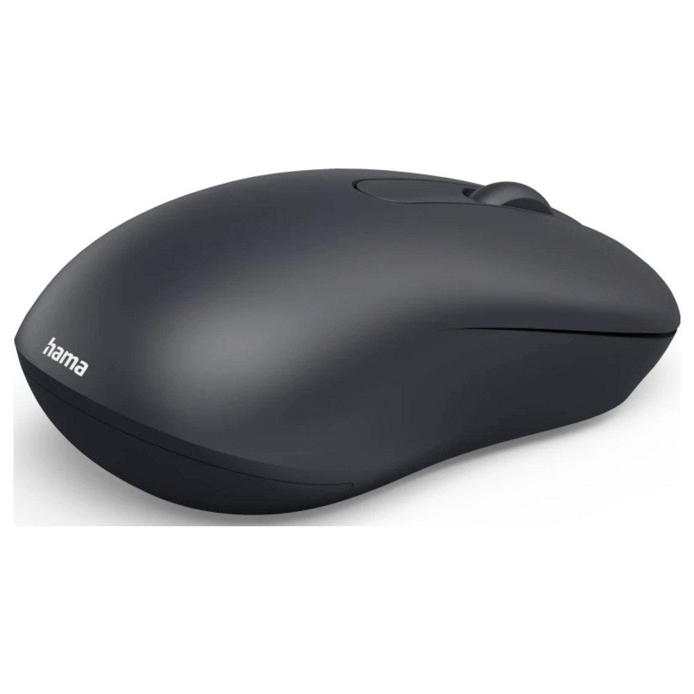 Hama Hama WM-100 Maus Kabellos Optisch Schwarz 3 Tasten 1200 dpi Geräusc Mäuse