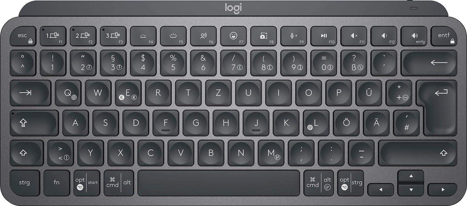 Logitech MX Keys Mini Black PC-Tastatur