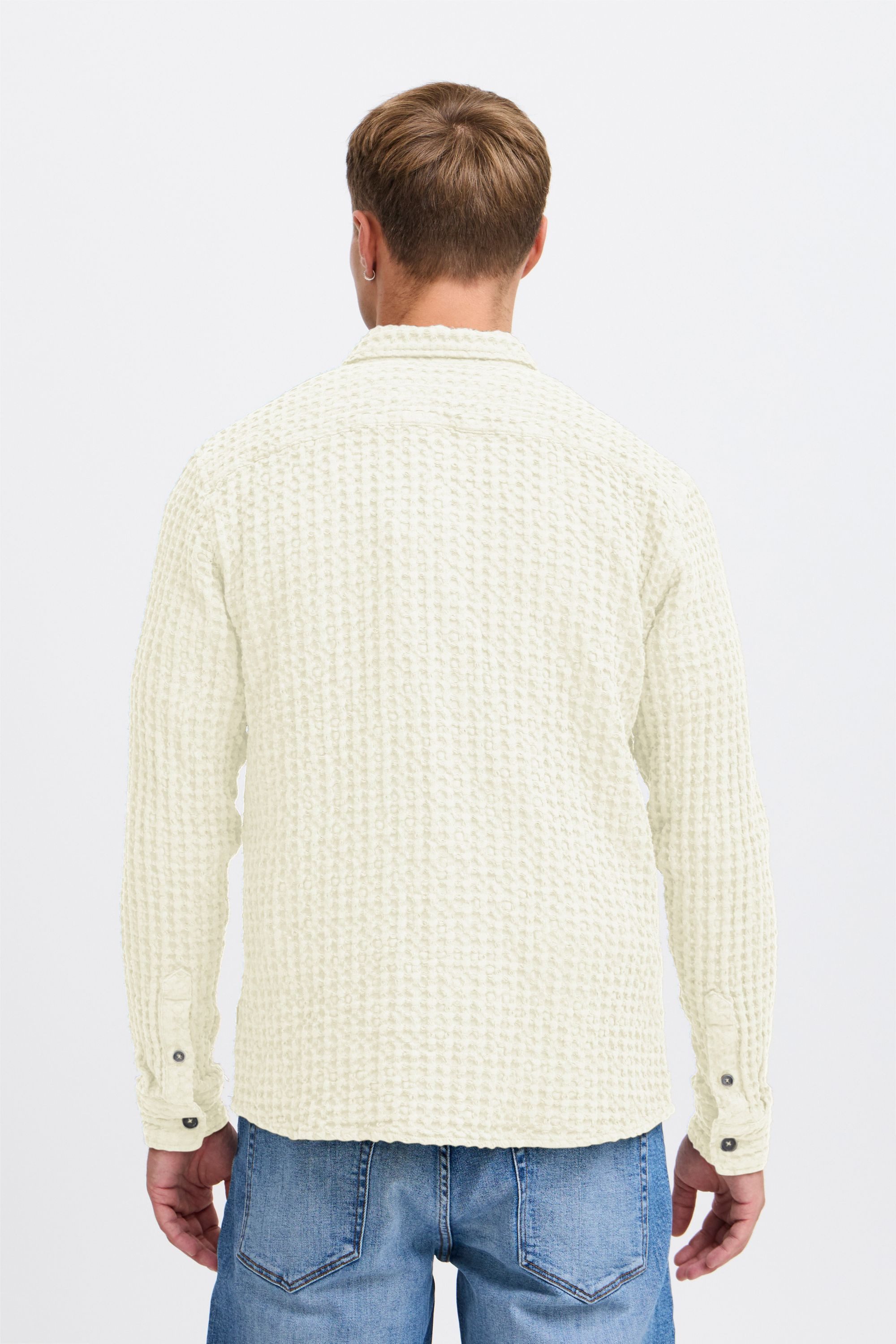 !Solid Langarmhemd SDNelix Schönes Hemd mit Wafflemuster