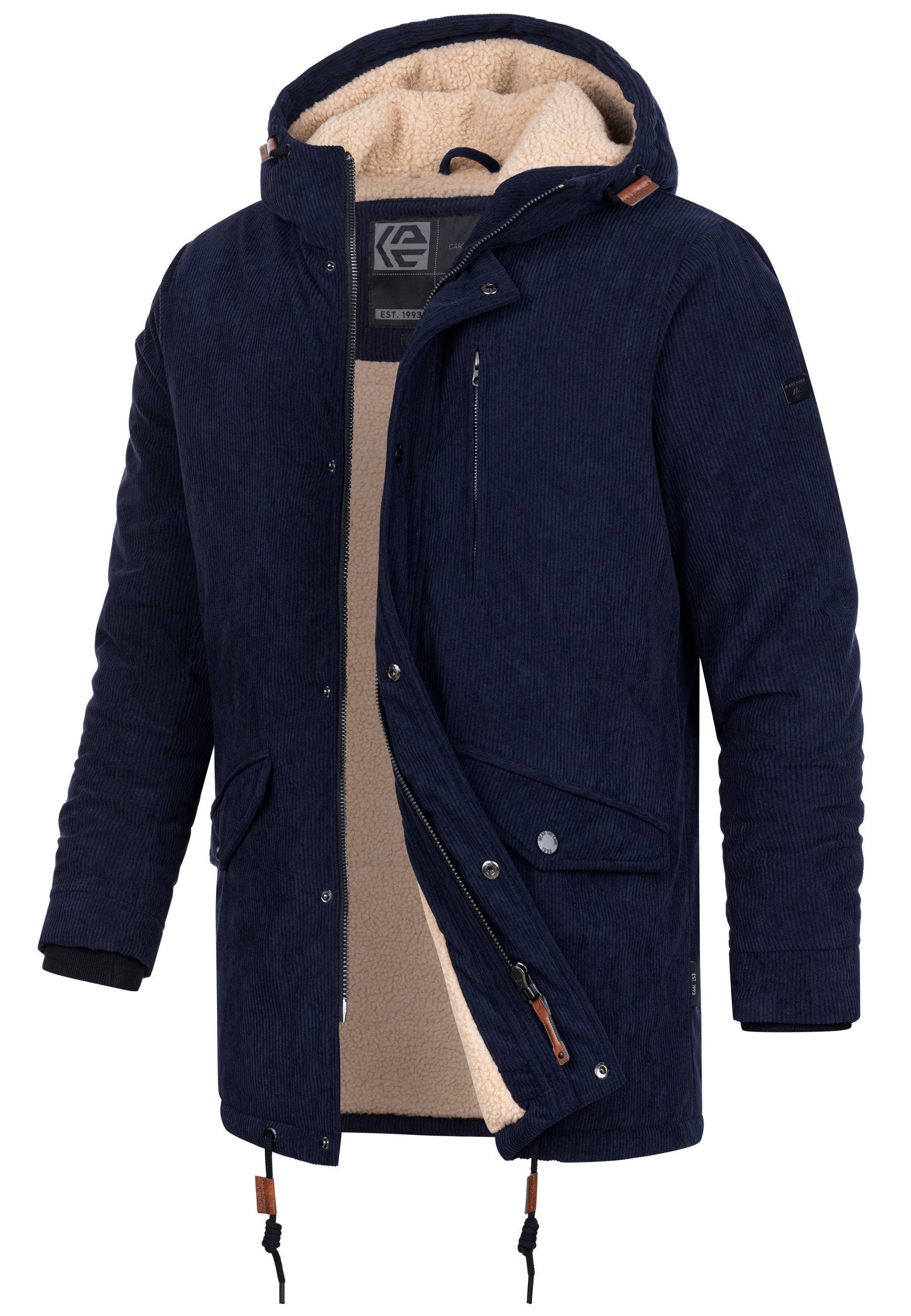 Indicode Winterjacke Herren INLedley Jacke Winter Herrenjacke Mit warmem Te günstig online kaufen