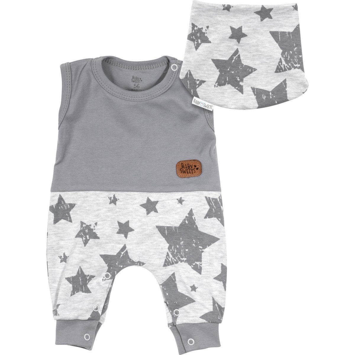 Baby Sweets Повзунки Sterne Unisex Kinder Overall, Jumpsuit, Modetuch, Schal, Zweiteiler