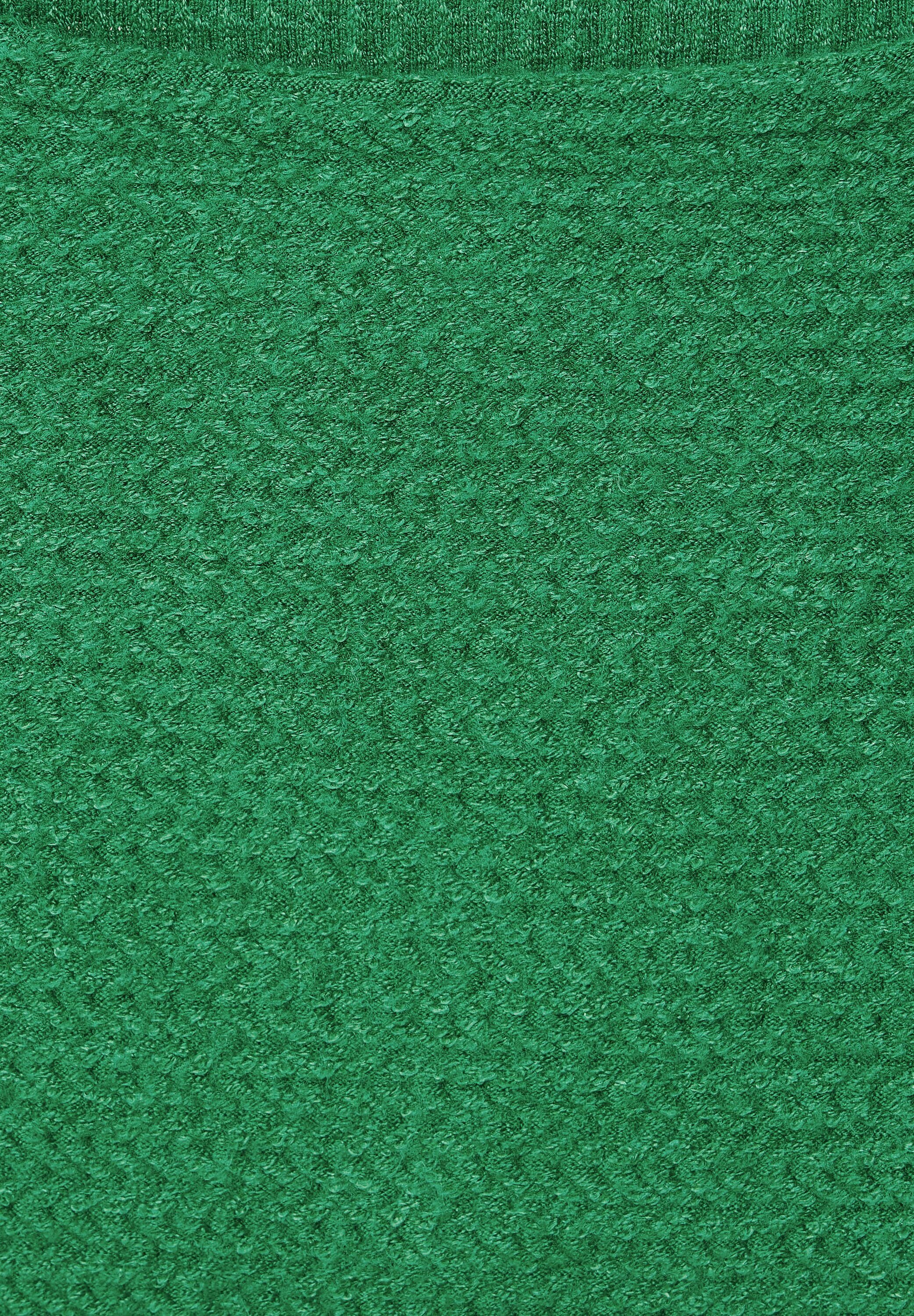 Langarmshirt Cecil Langarmshirt Struktur easy green