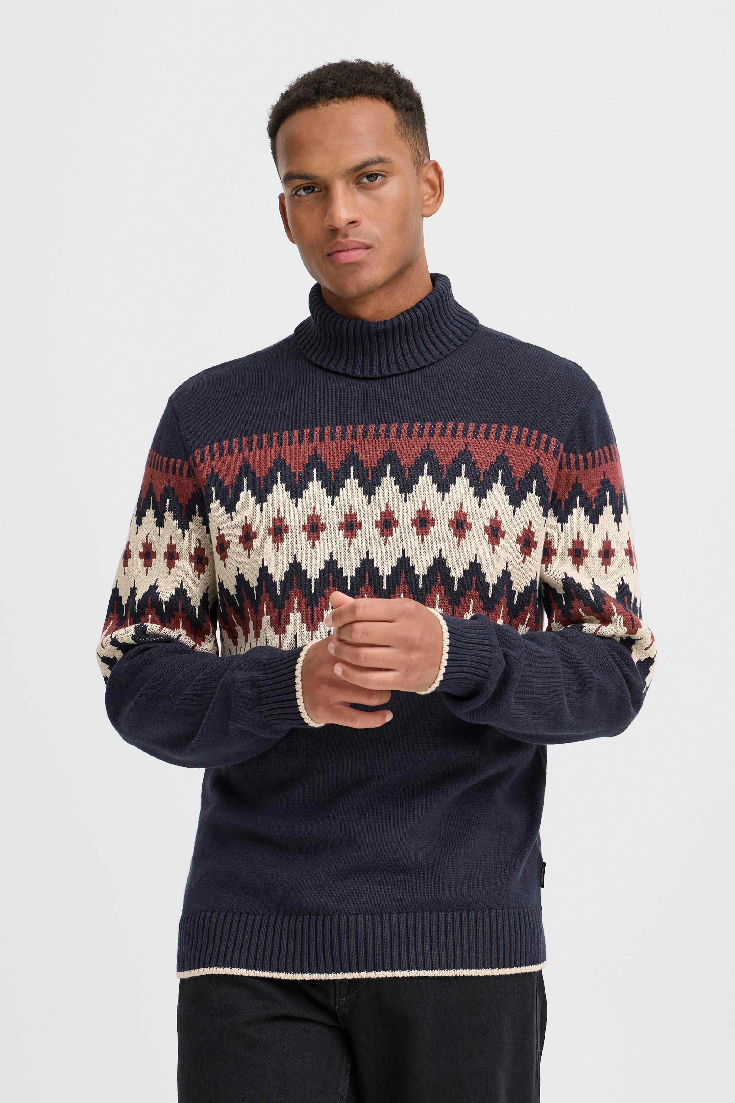 Blend Rollkragenpullover BHBENJI JACQ KNIT im günstig online kaufen