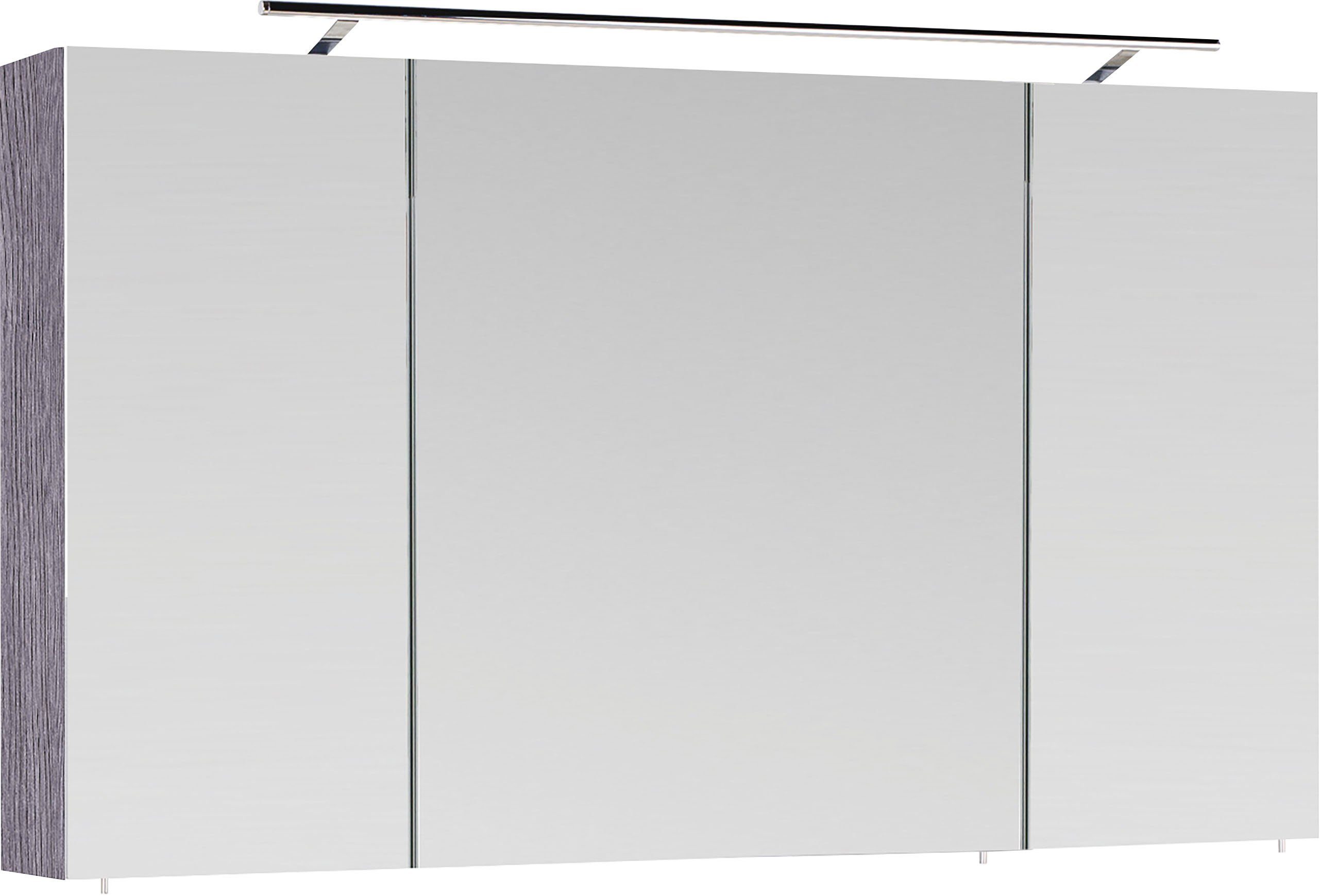 MARLIN Spiegelschrank 3040, Breite 120 cm kastanie graphit | kastanie graphit