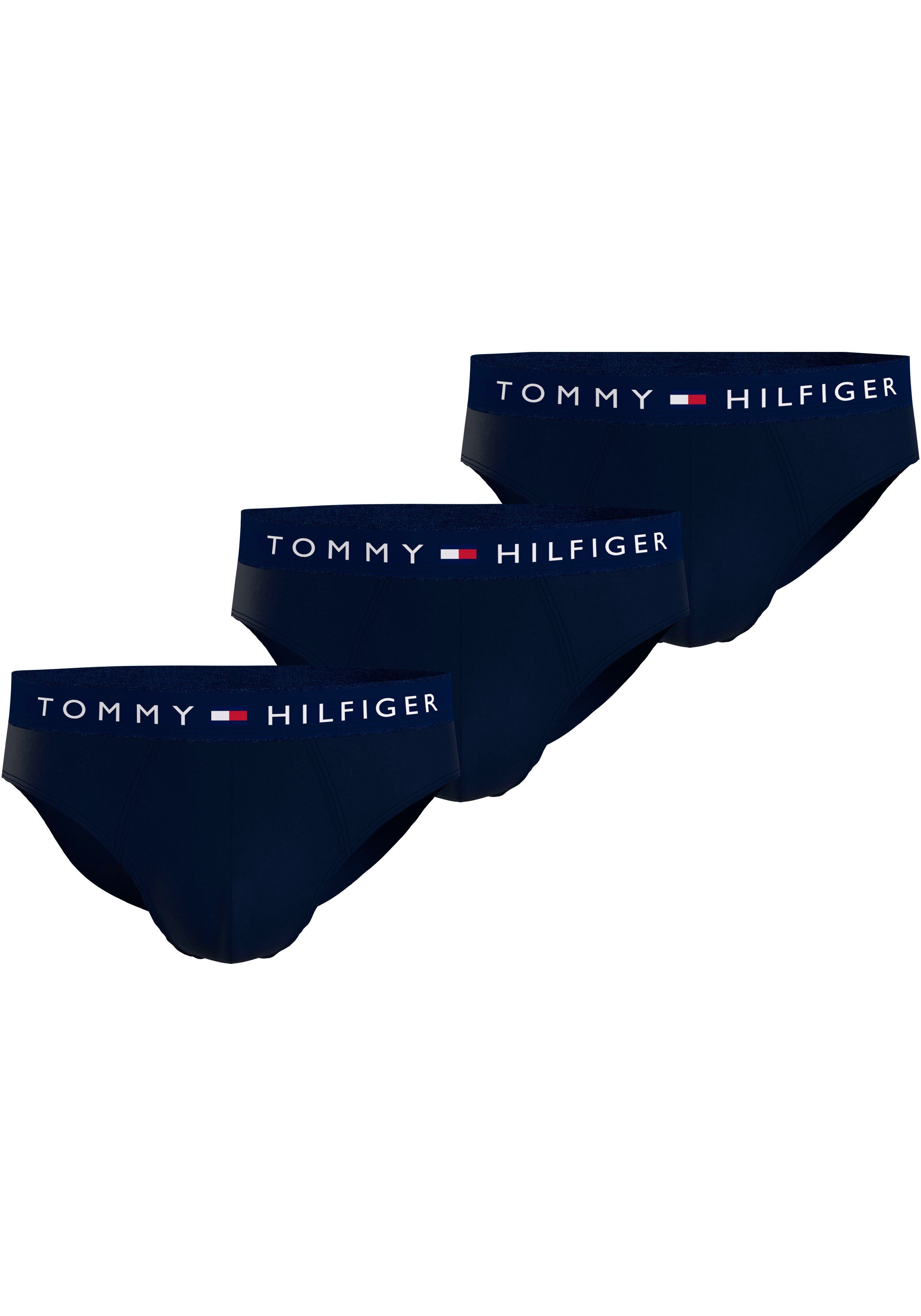 Tommy Hilfiger Underwear Slip TH-3P BRIEF (Packung, 3er) mit Tommy Hilfiger Logoschriftzug