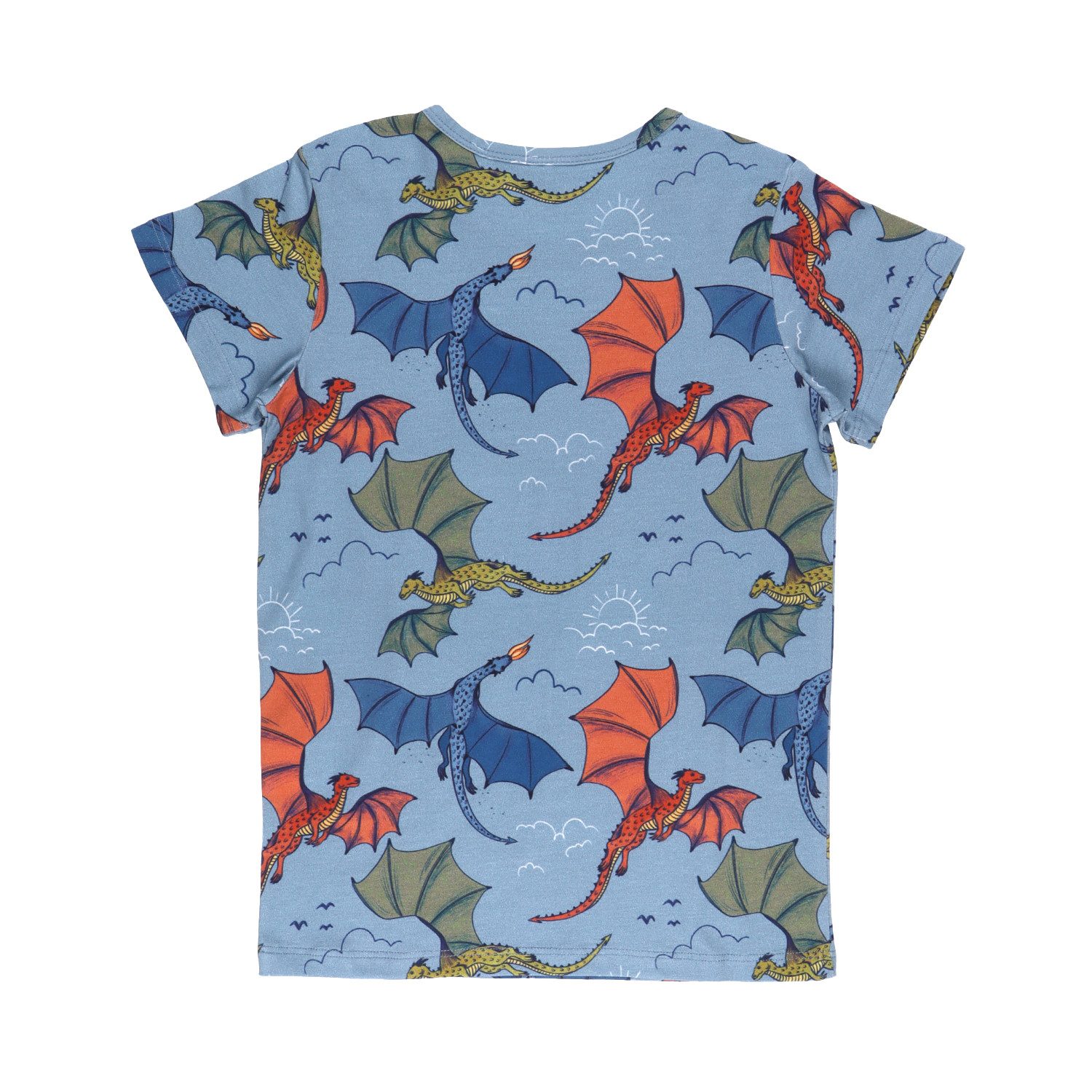 Walkiddy T-Shirt Walkiddy Colorful Dragon Kinder Bio Baumwolle GOTS Blue Bio Baumwolle,GOTS, Kinderbekleidung,nachhaltige Klamotten,T-Shirt