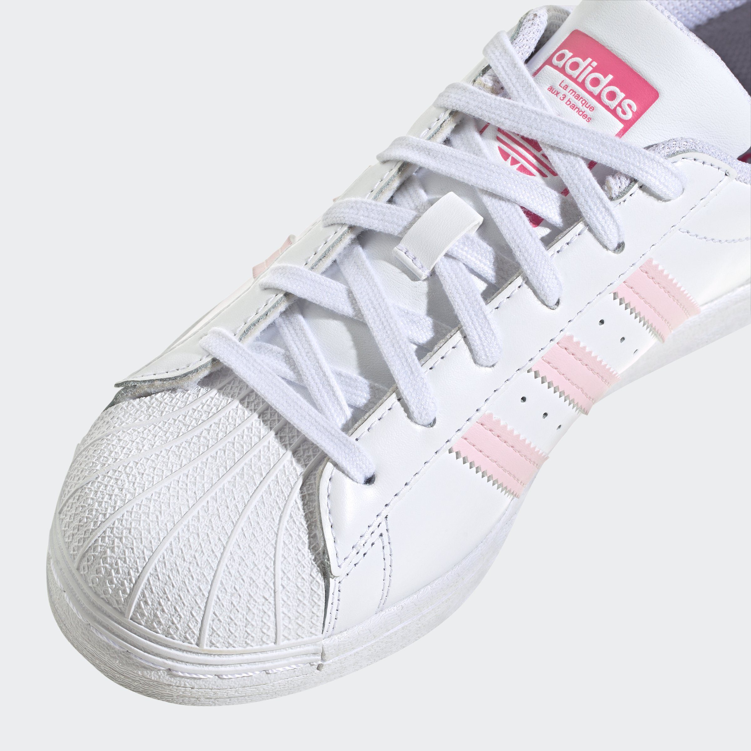 Clear Cloud Originals Pulse SUPERSTAR Sneaker / / Magenta Pink adidas White