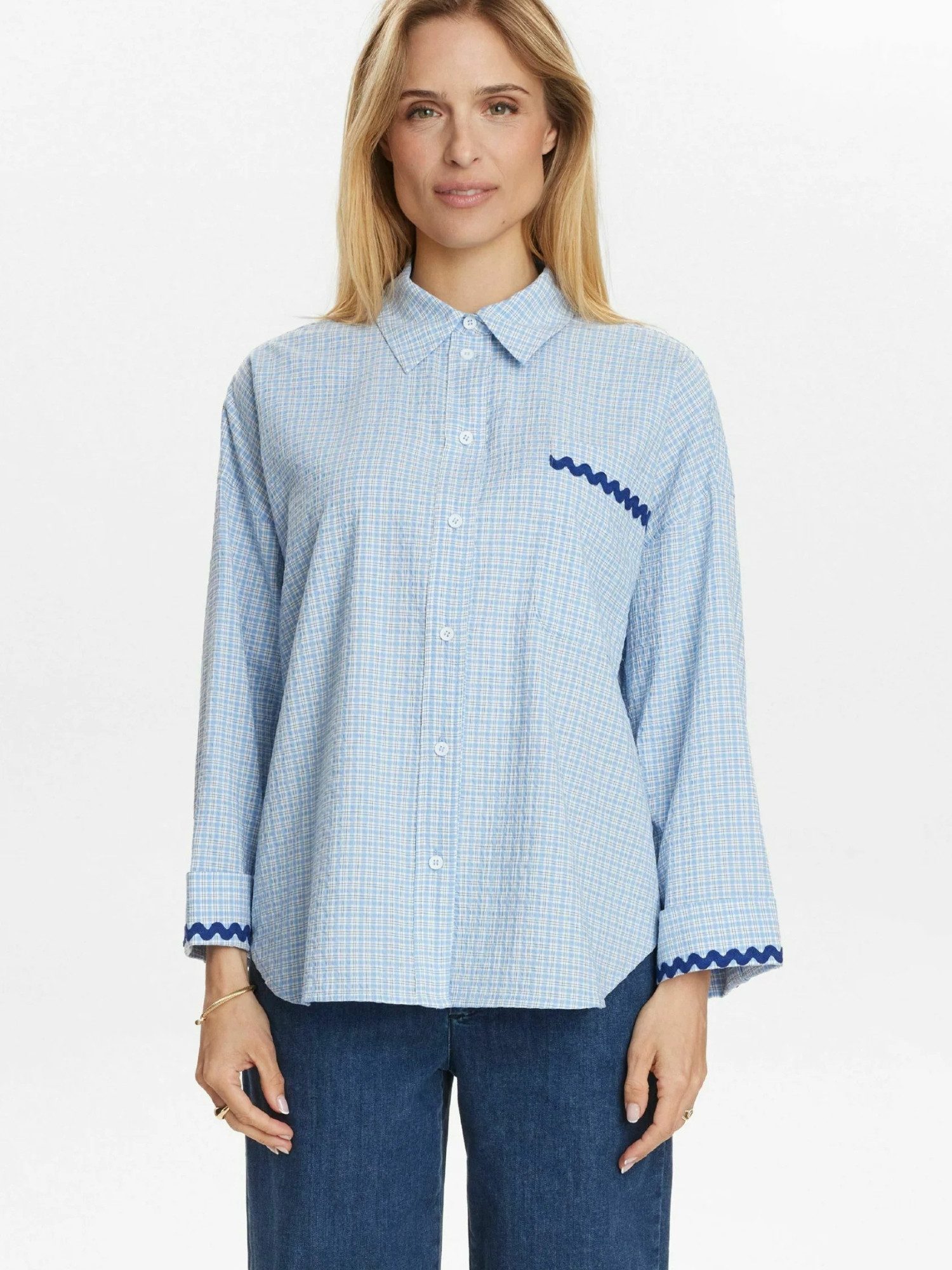 nümph Langarmhemd Nümph Shirt NUYAZMIN