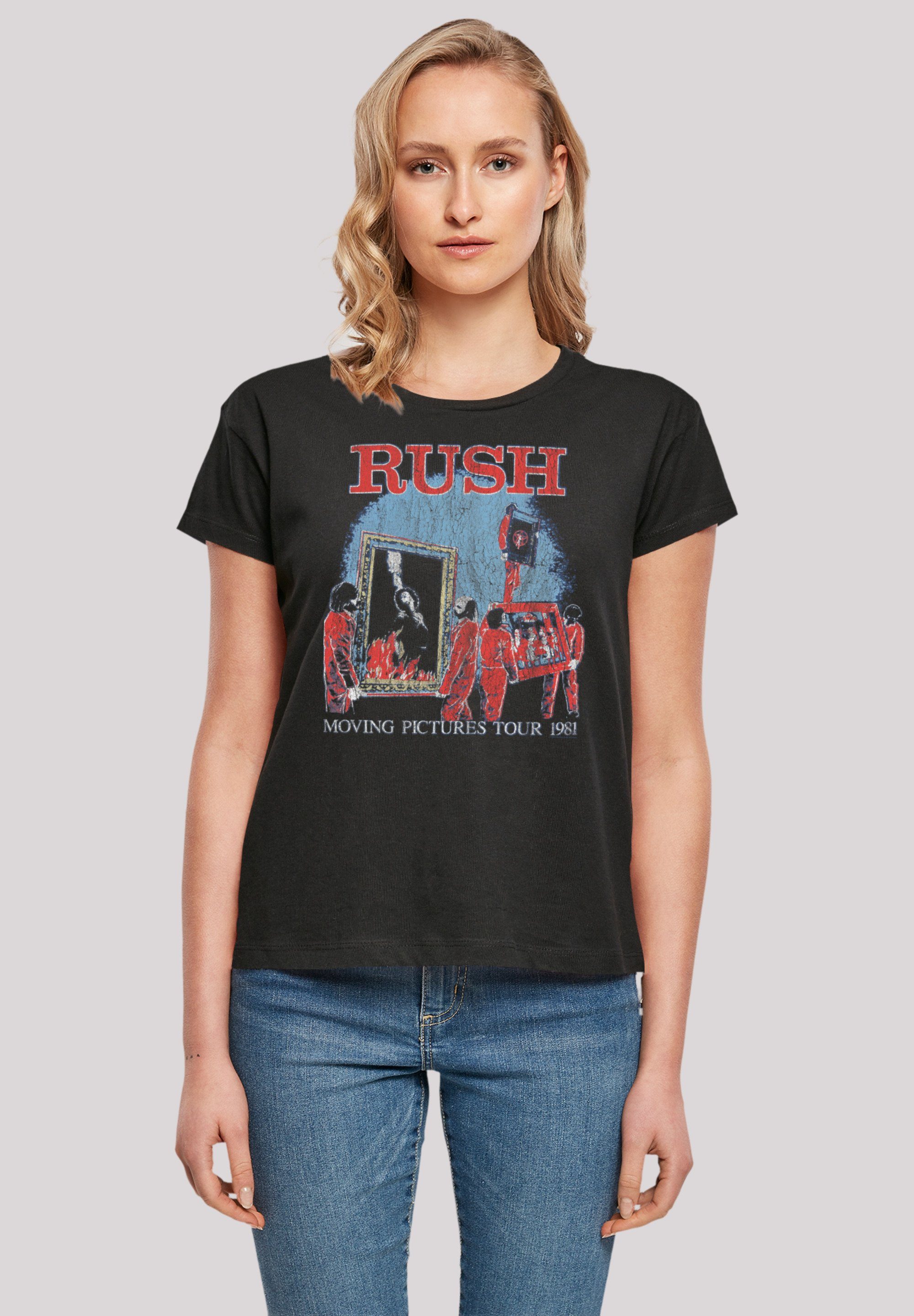 F4NT4STIC T-Shirt Rush Rock Band Moving Pictures Tour Premium Qualität,  Perfekte Passform und hochwertige Verarbeitung
