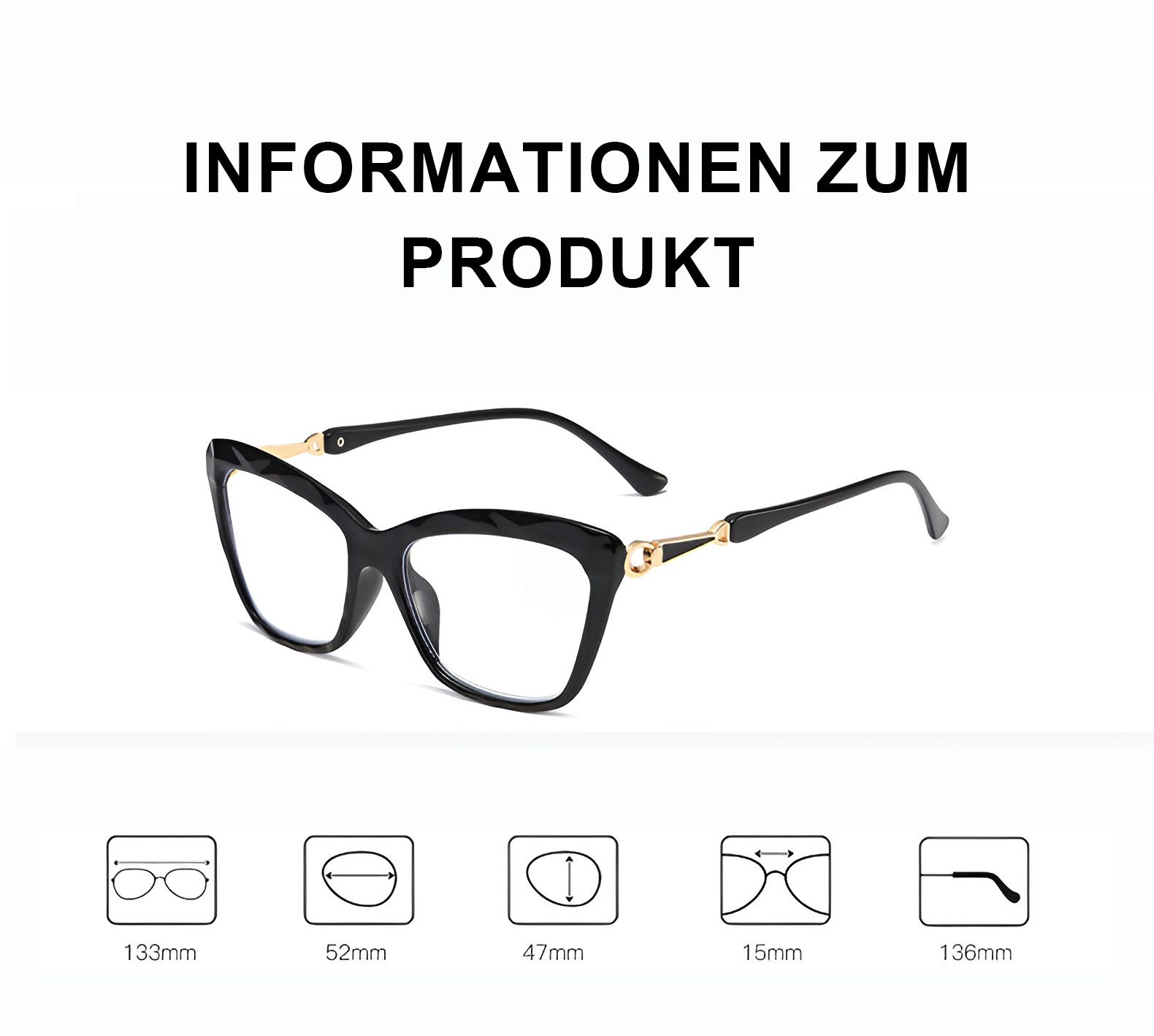 PACIEA Lesebrille Damen Cat Eye Anti Blaulicht Computer Gaming Schutz