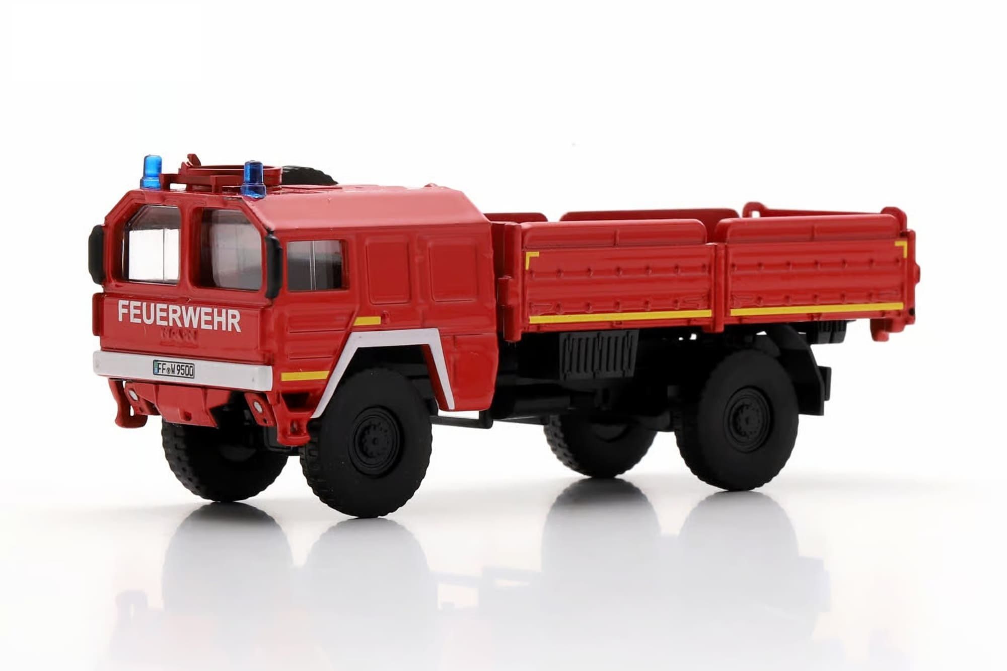 Schuco Modellauto Schuco 1:87 MAN Kat1 5t GL Feuerwehr Modellauto