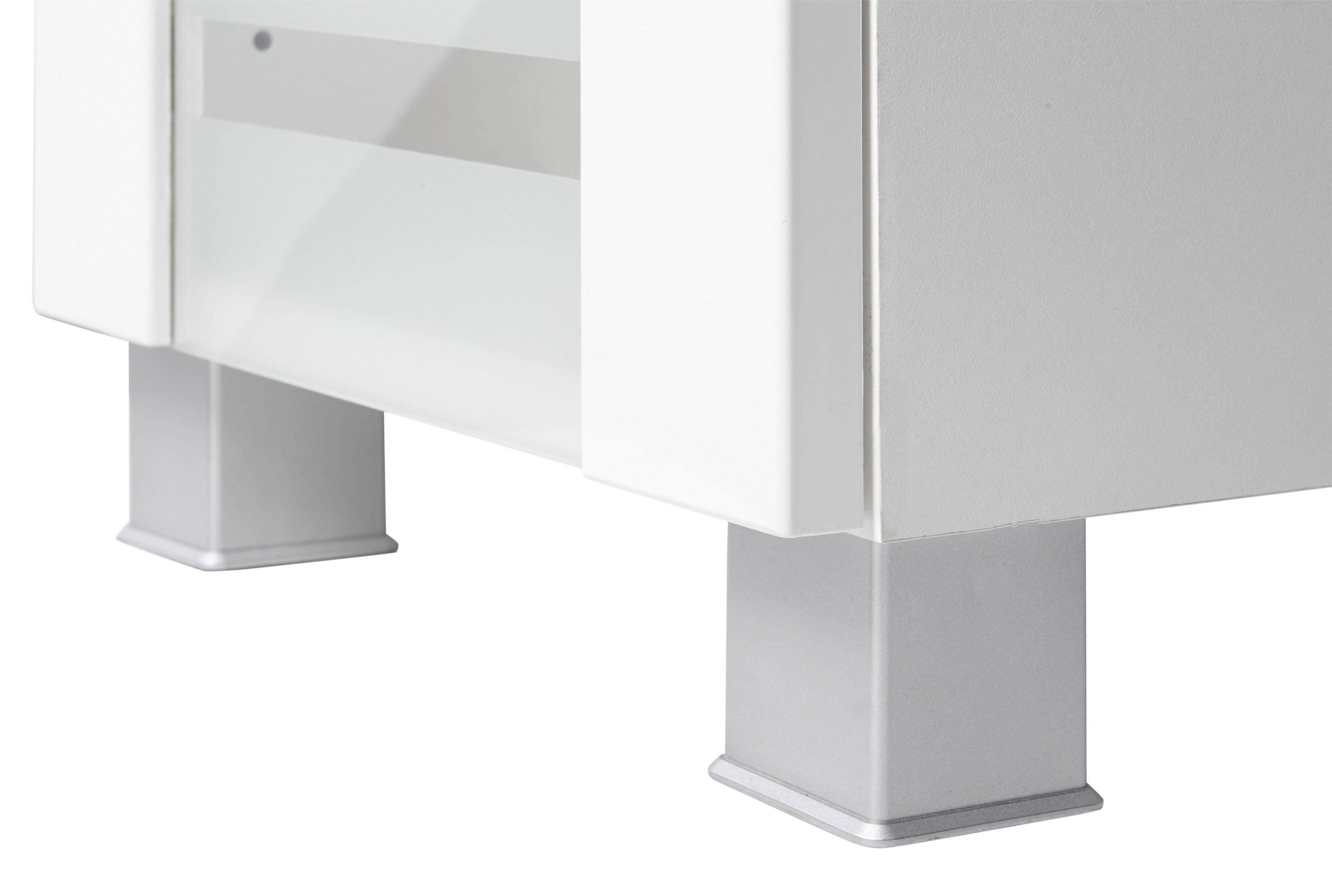 welltime Seitenschrank Jaca Breite 30 cm, mit MDF Hochglanz-Fronten