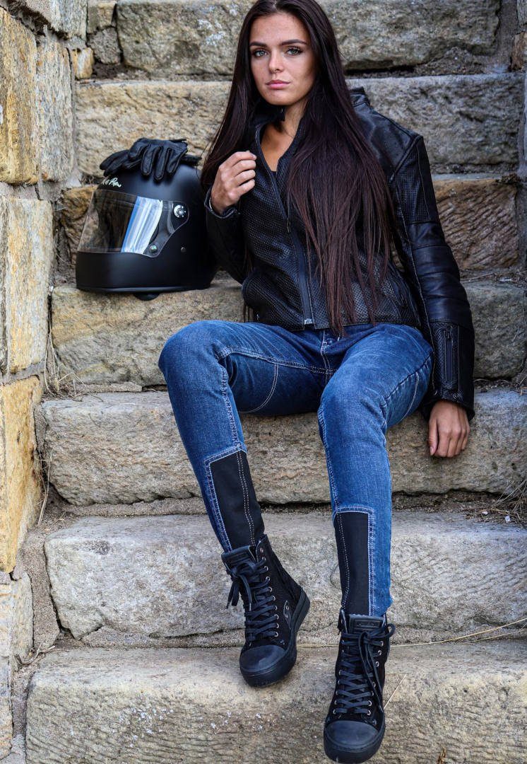 Trilobite Motorradhose All Shape Fine Damen Motorradjeans