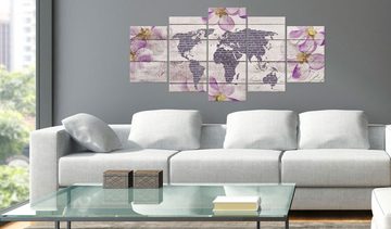 Artgeist Wandbild Romantische Weltkarte
