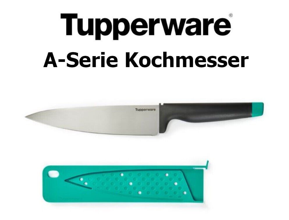 TUPPERWARE Gemüsemesser Tupperware Kochmesser A-Serie Messer lila 34,8cm
