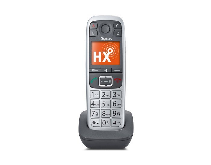 Gigaset E560HX Schnurloses DECT-Telefon (Mobilteile: 1),  „Extra-Laut\'\'-Taste für die Hörerlautstärke