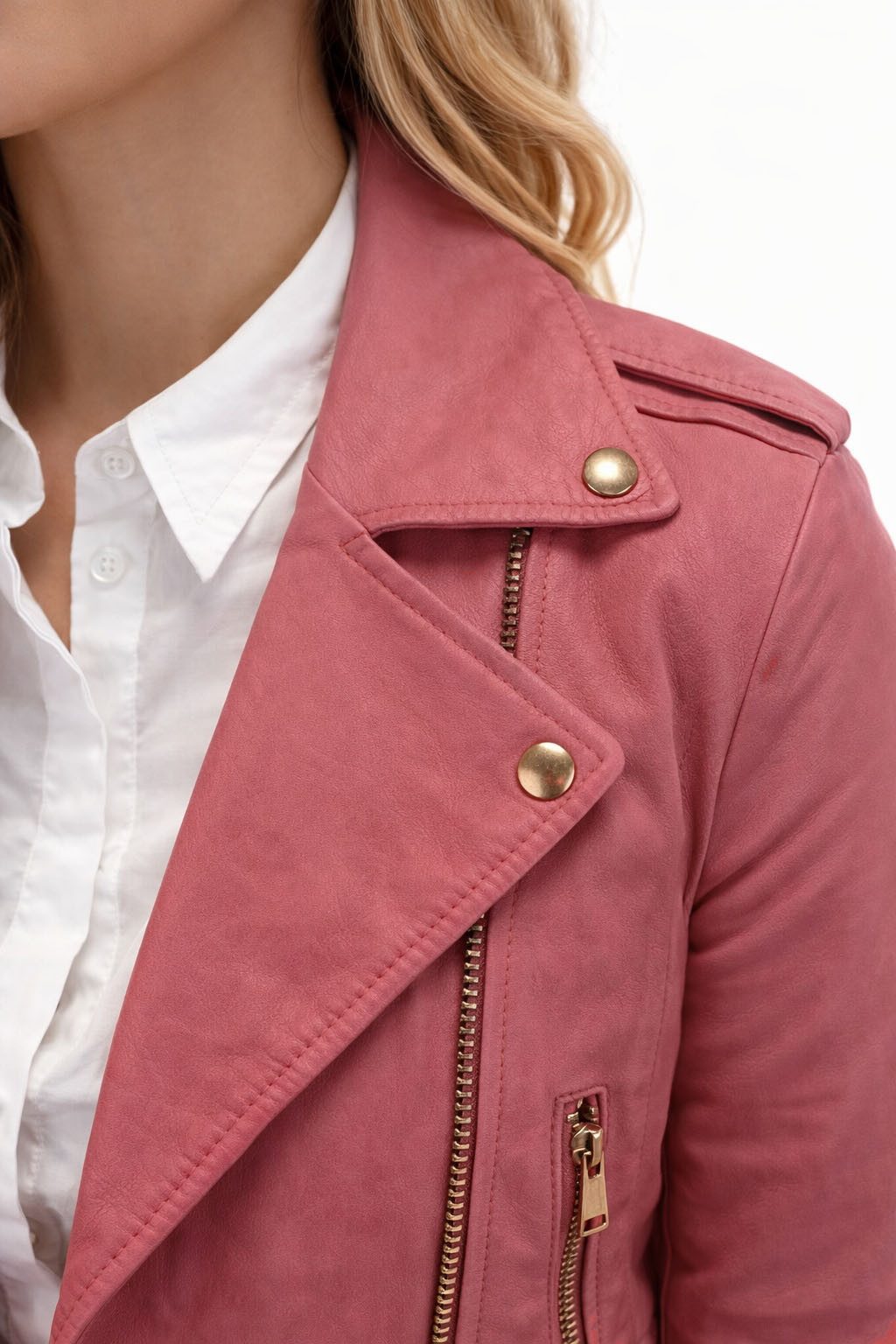 Diesel Bikerjacke Diesel L-Revi Giacca Damen Lederjacke Bikerjacke