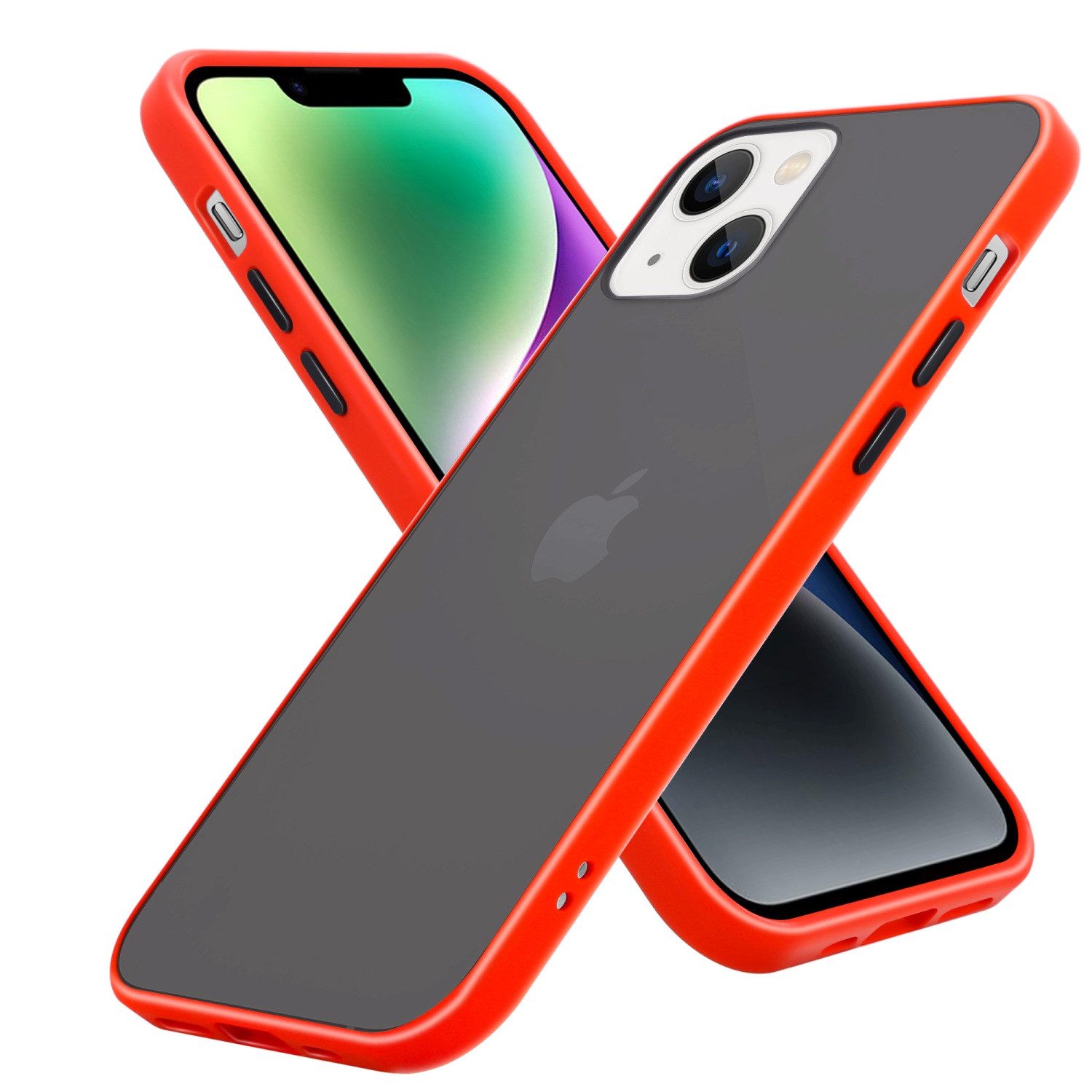 Cadorabo Handyhülle für iPhone 14 PLUS Hülle Apple iPhone 14 PLUS, Handy Schutzhülle - Hülle - Ultra Slim Hard Cover Case - Bumper