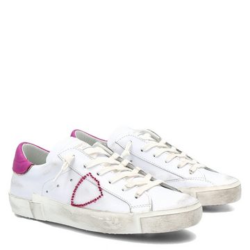 PHILIPPE MODEL Sneaker PARIS PRSX Broderie Blanc Mauve Sneaker