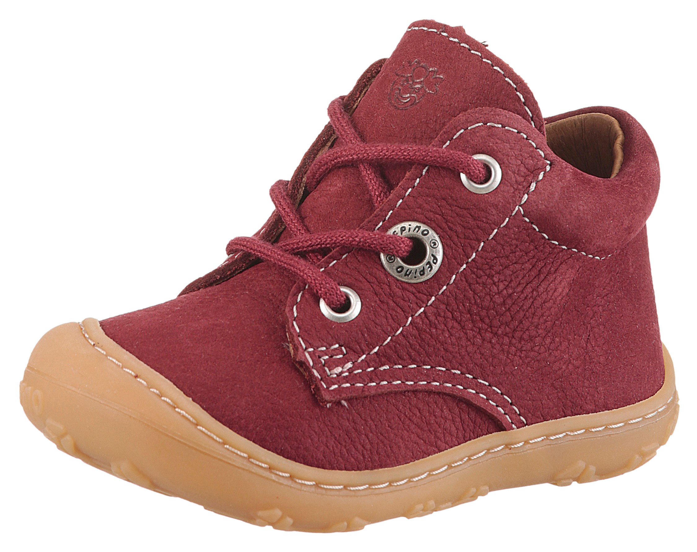 PEPINO by RICOSTA CORY, WMS: mittel Lauflernschuh Schnürschuh mit WMS-System, Leder, Größenschablone zum Download