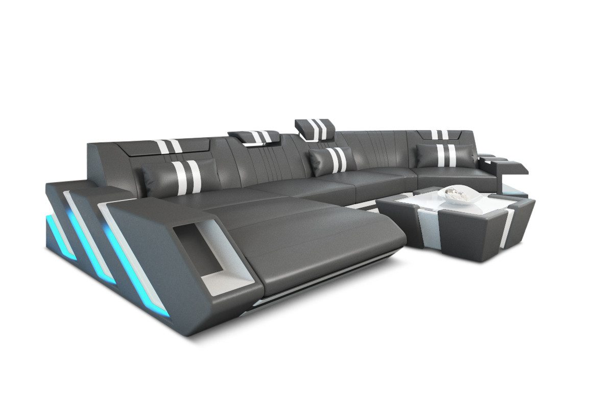 Sofa Dreams Wohnlandschaft Ledercouch Sofa Leder günstig online kaufen