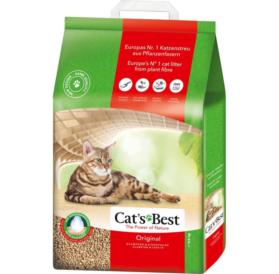 CAT Katzenstreu Cats Best Original Katzenstreu pflanzlich 20 L