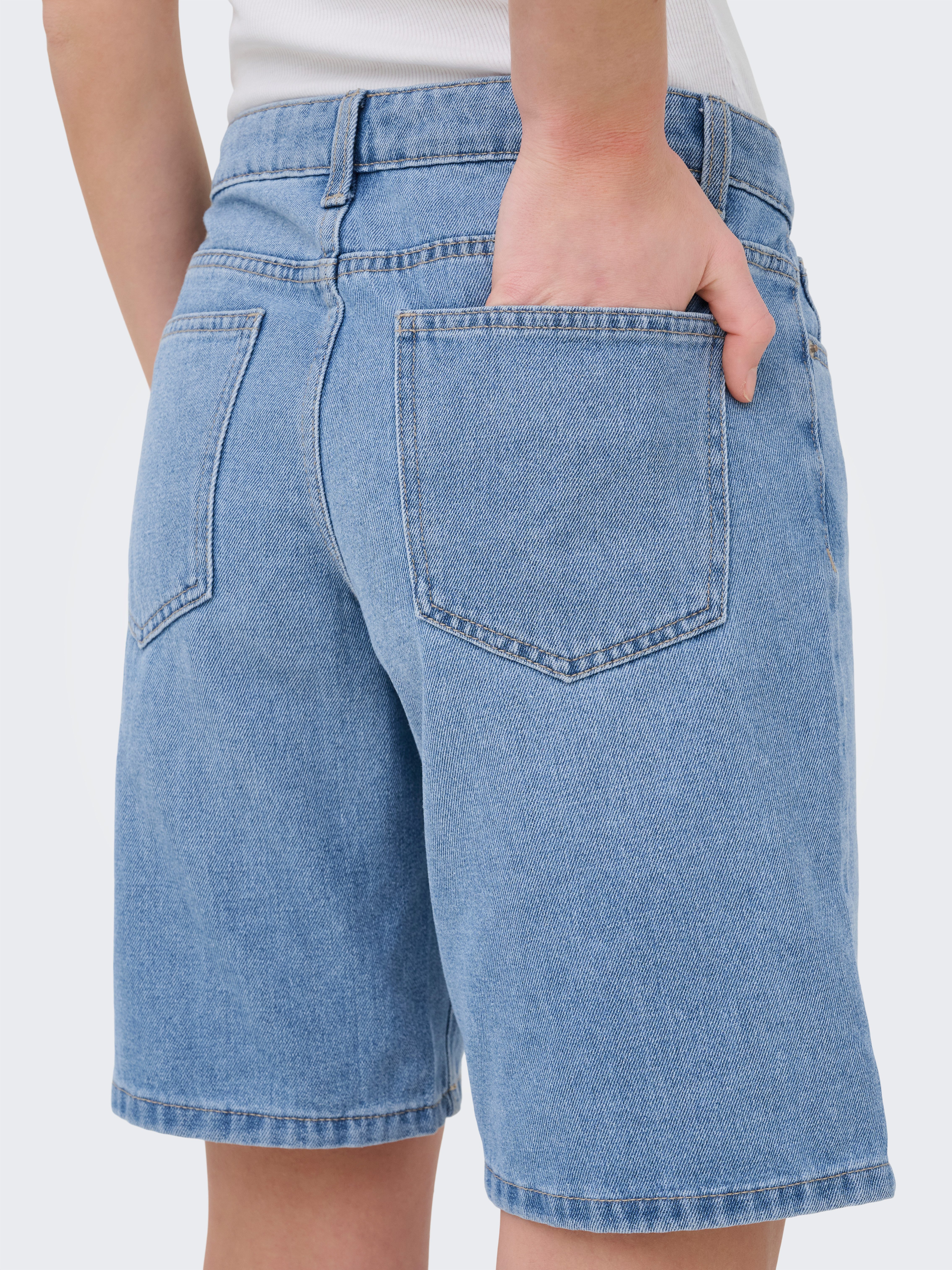 ONLY Jeansbermudas ONLRHONA LW SHORTS DNM