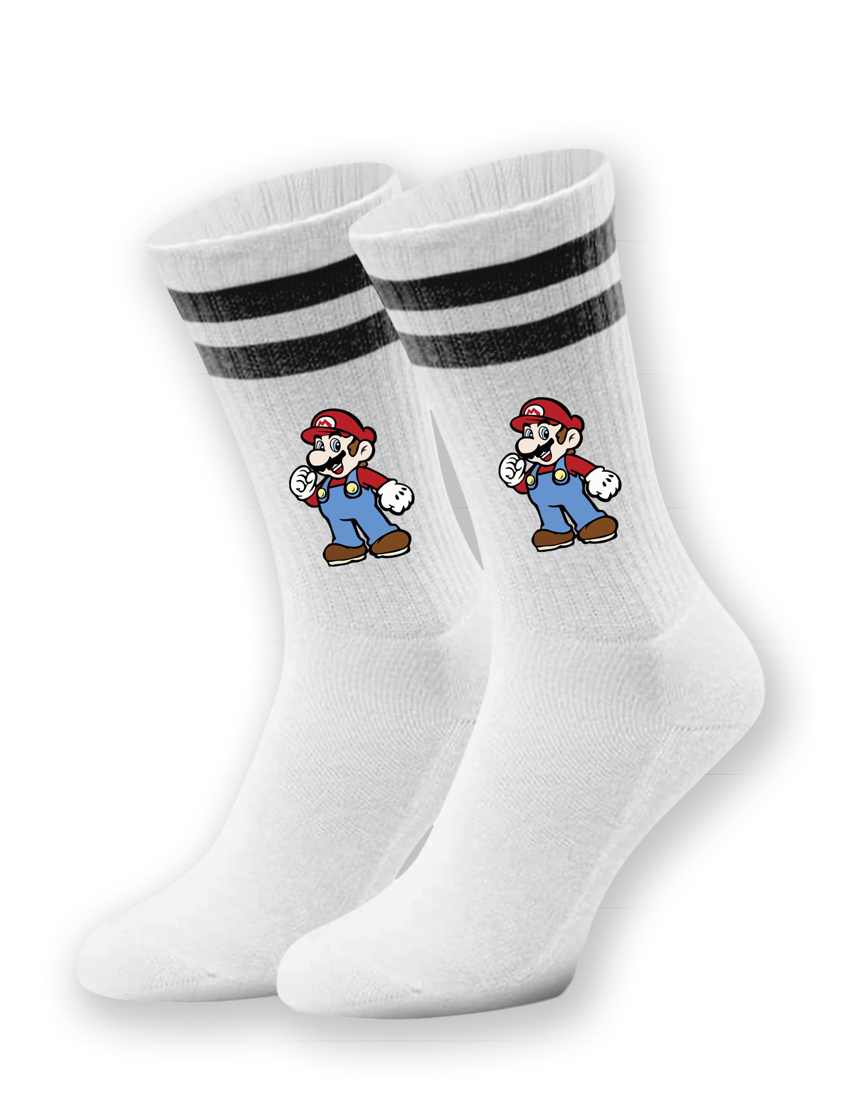 Youth Designz Tennissocken Mario 2 Unisex Socken Geschenk mit verstärkter Verse und Zehenbereich