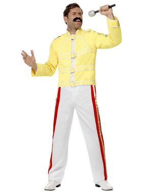 Smiffys Kostüm Queen Freddie Mercury Kostüm, Queen Kostüm im Look des legendären Wembley-Konzerts